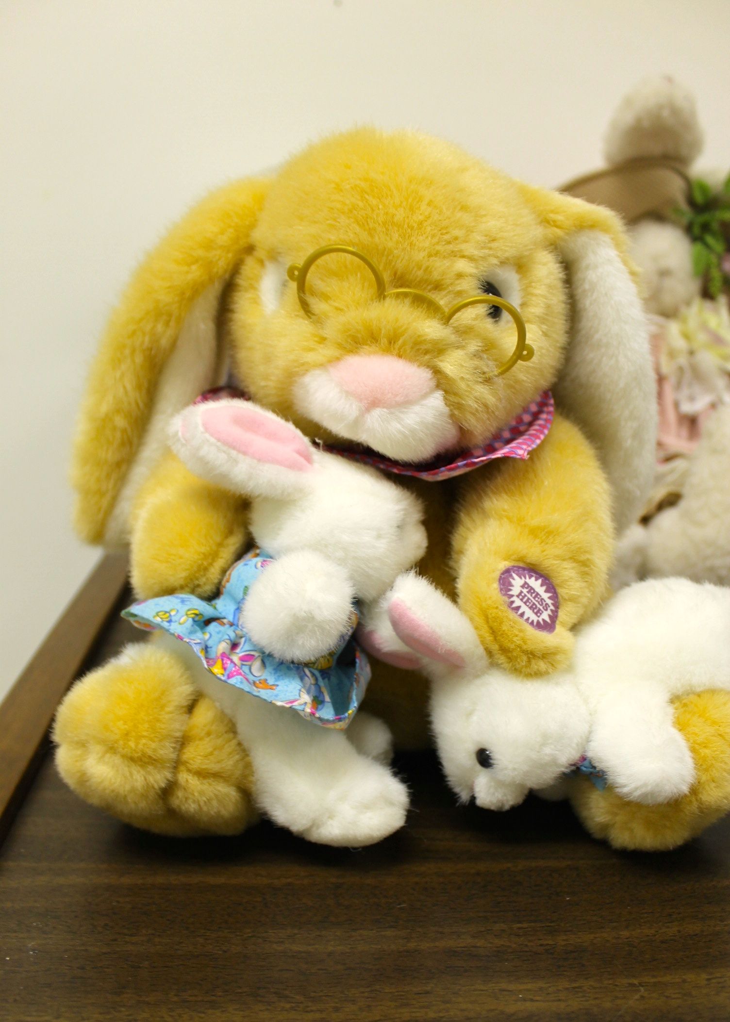 Lot of Stuffed Rabbits