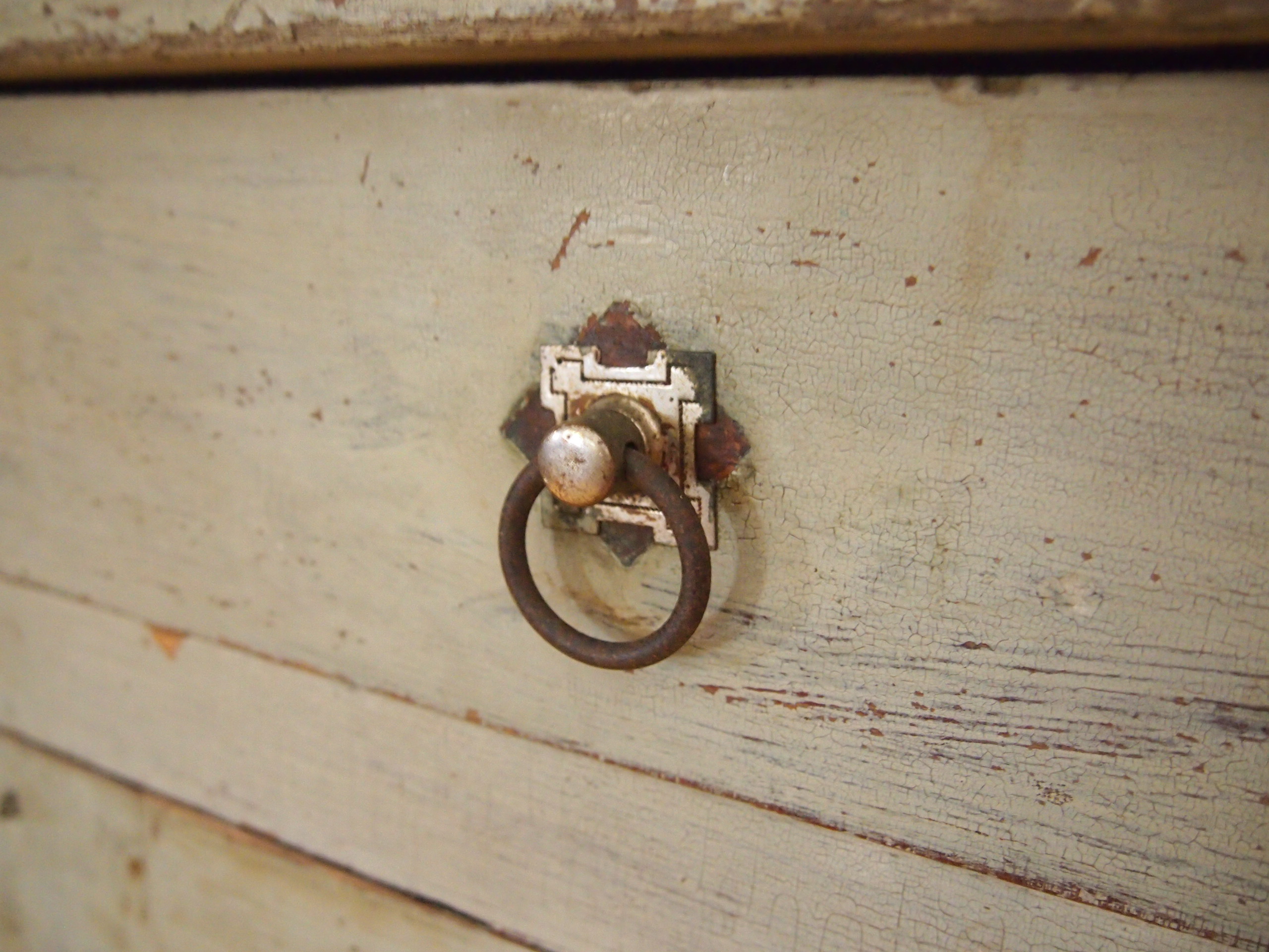 Blue Wash Painted Jelly Cupboard