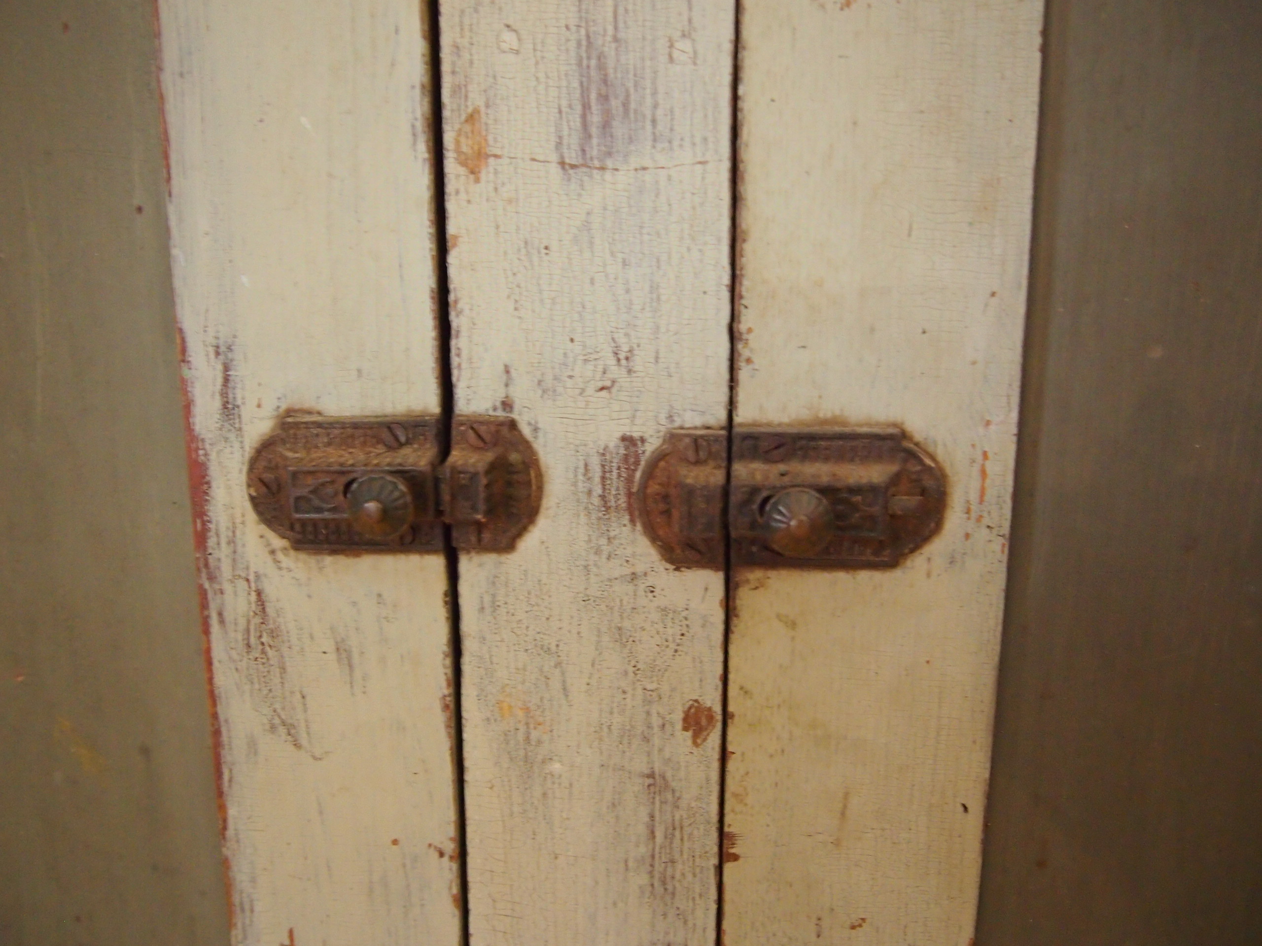 Blue Wash Painted Jelly Cupboard