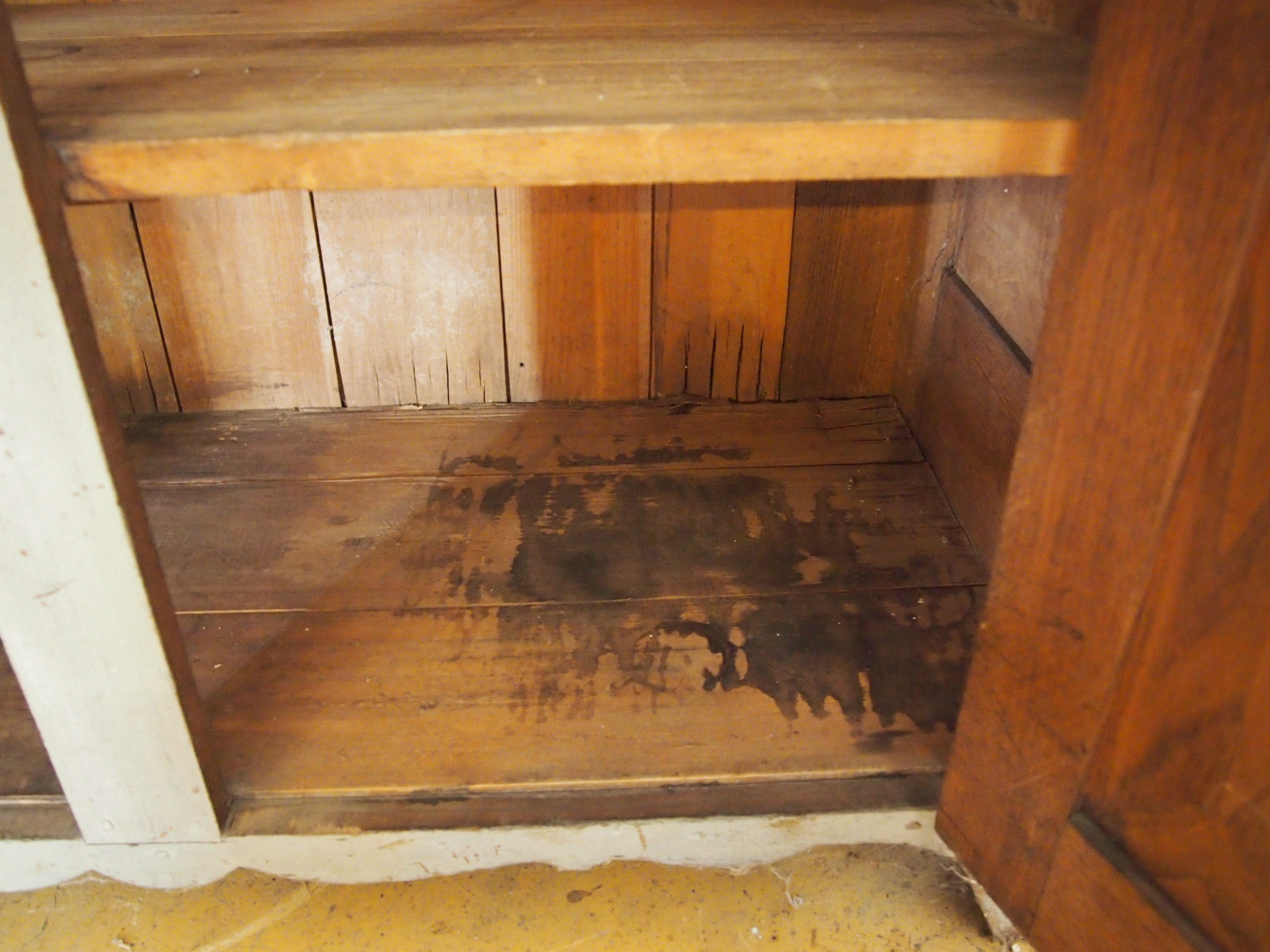 Blue Wash Painted Jelly Cupboard