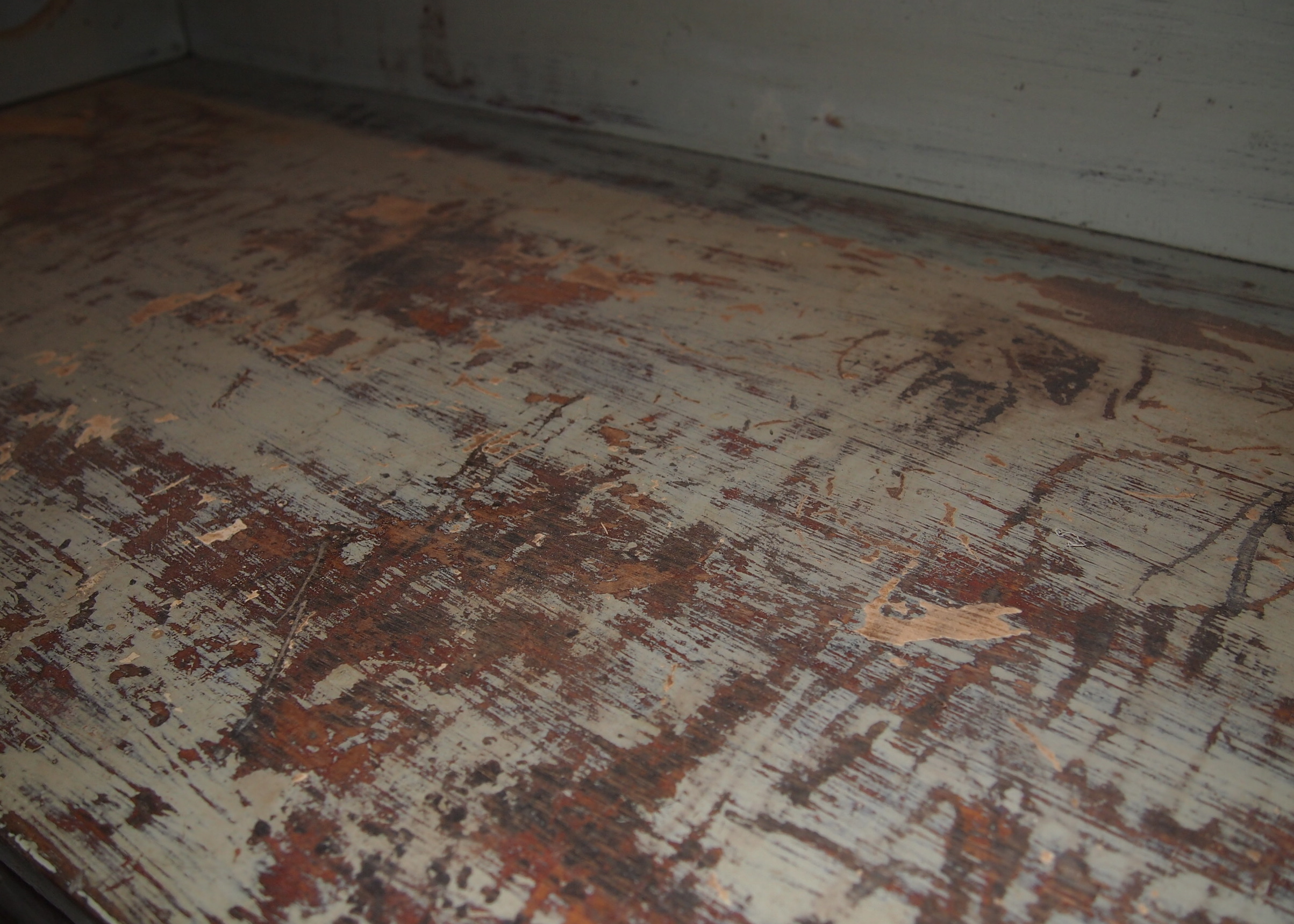 Blue Wash Painted Jelly Cupboard