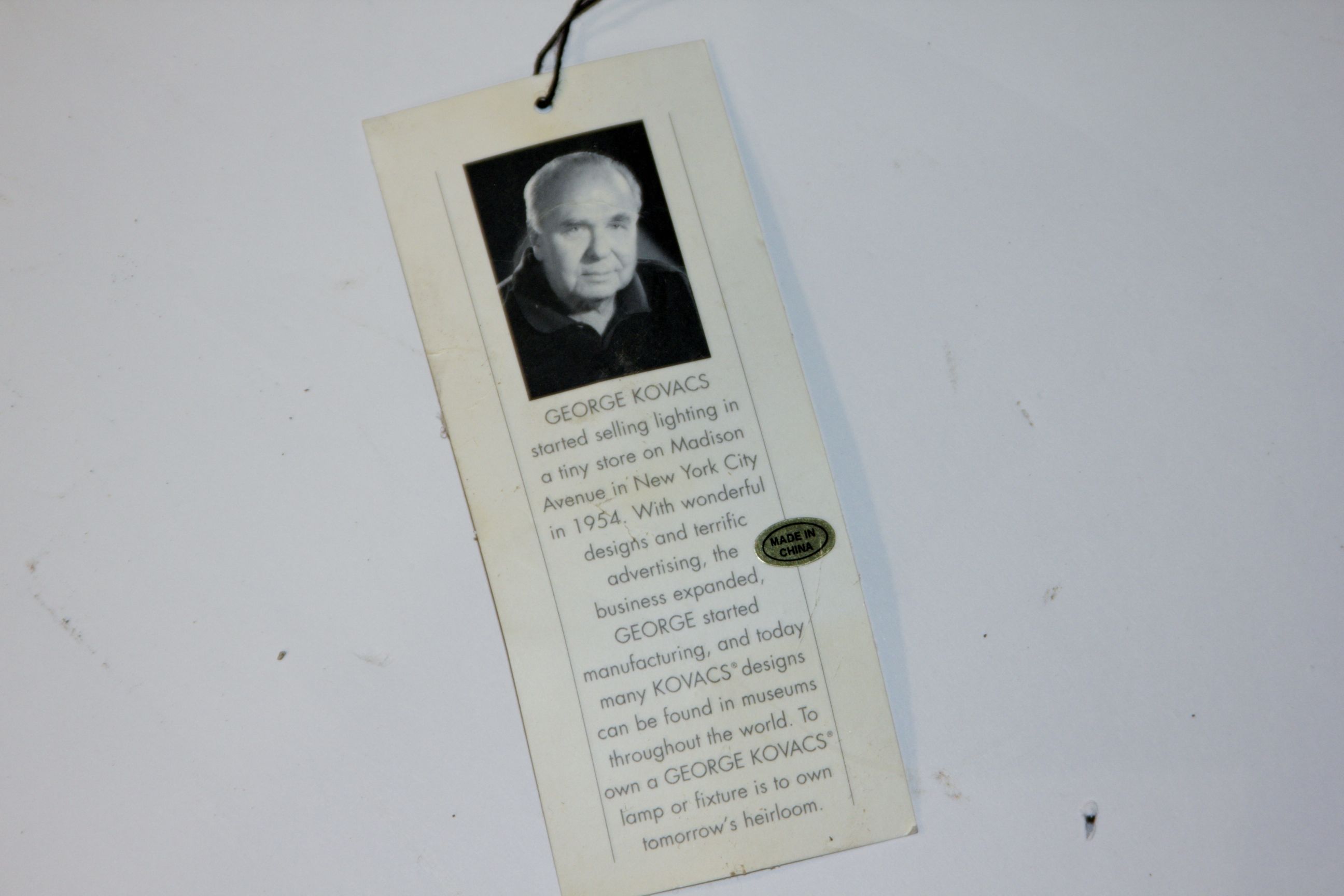 Contemporary Bronze Tone Pendent  