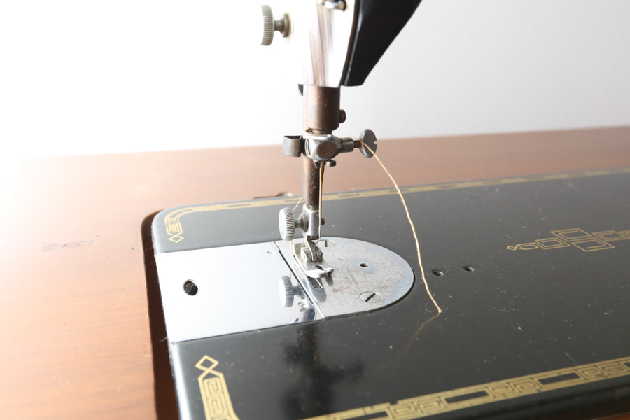 Vintage Black Singer Sewing Machine