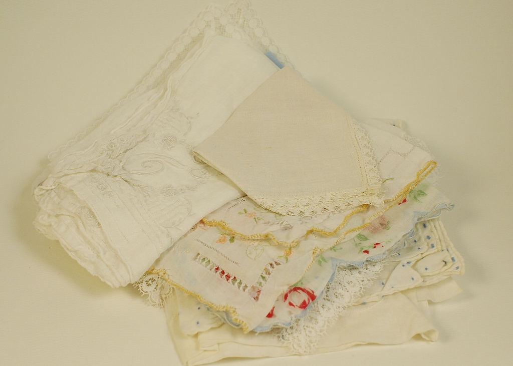 Lot of Twelve Vintage Hankies