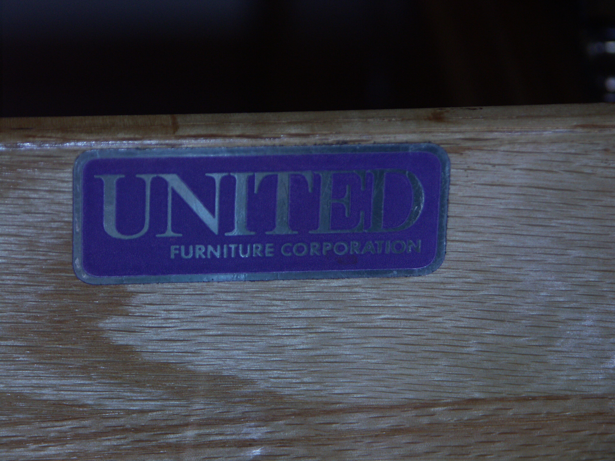 Mid-Century United Furniture Step Back China Cabinet