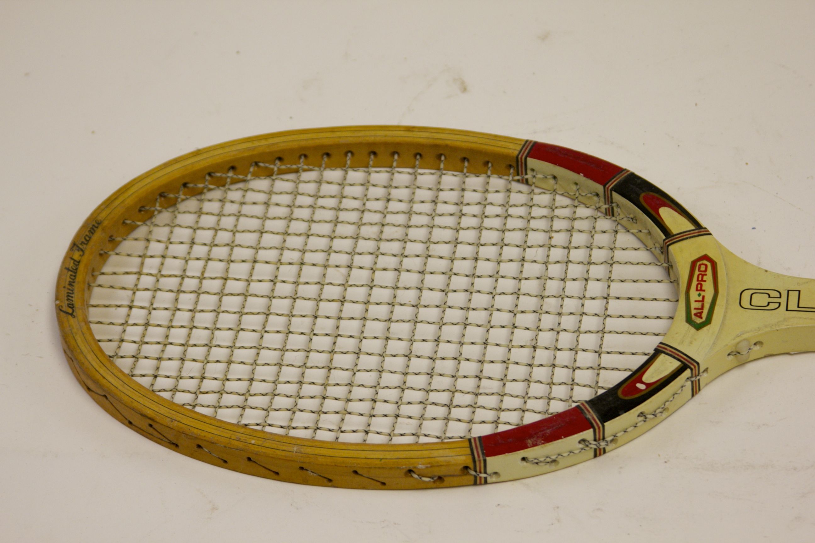 Classic Wooden Tennis Racquet