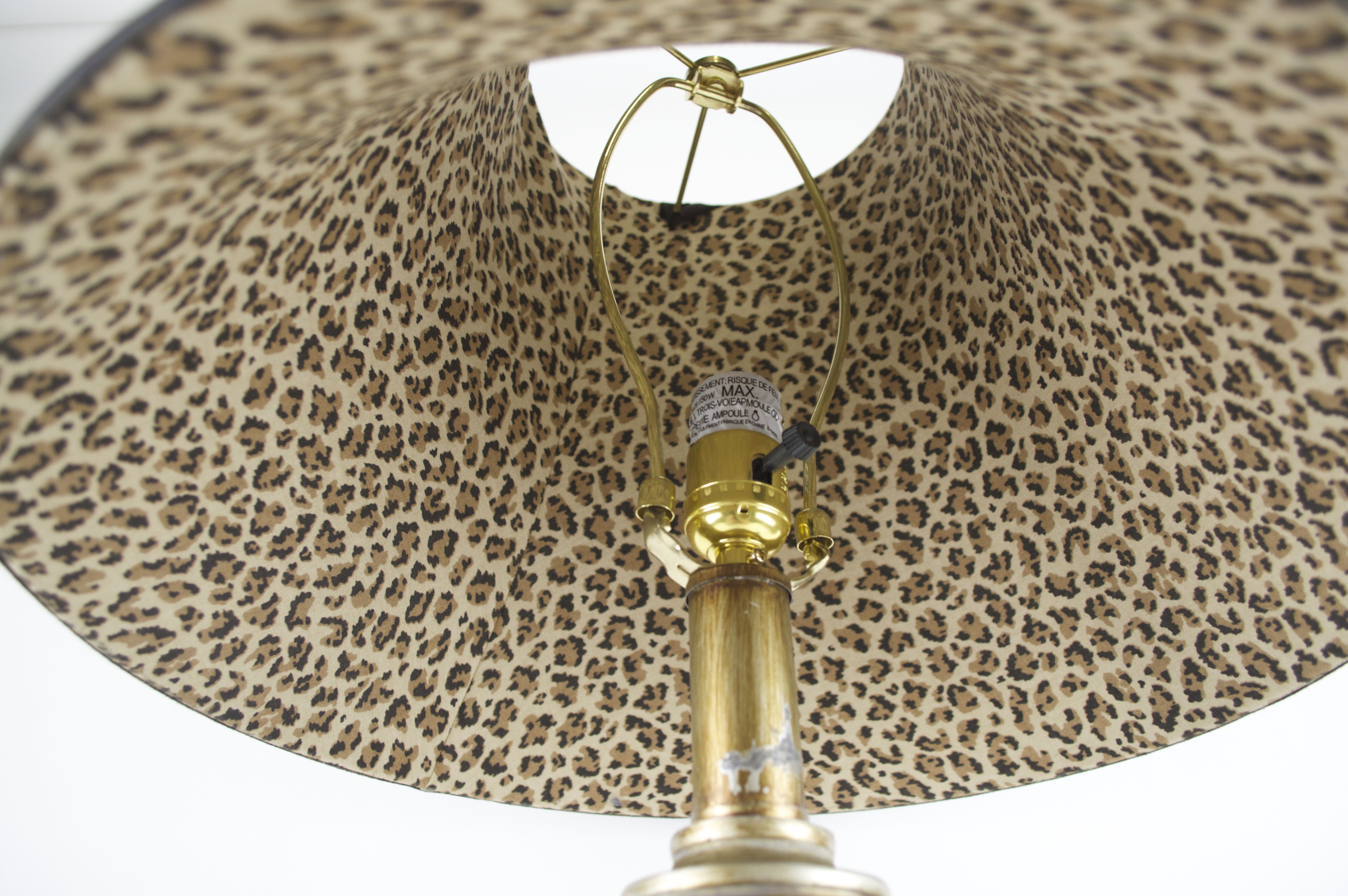 Black and Gold Empire Style Lamp 