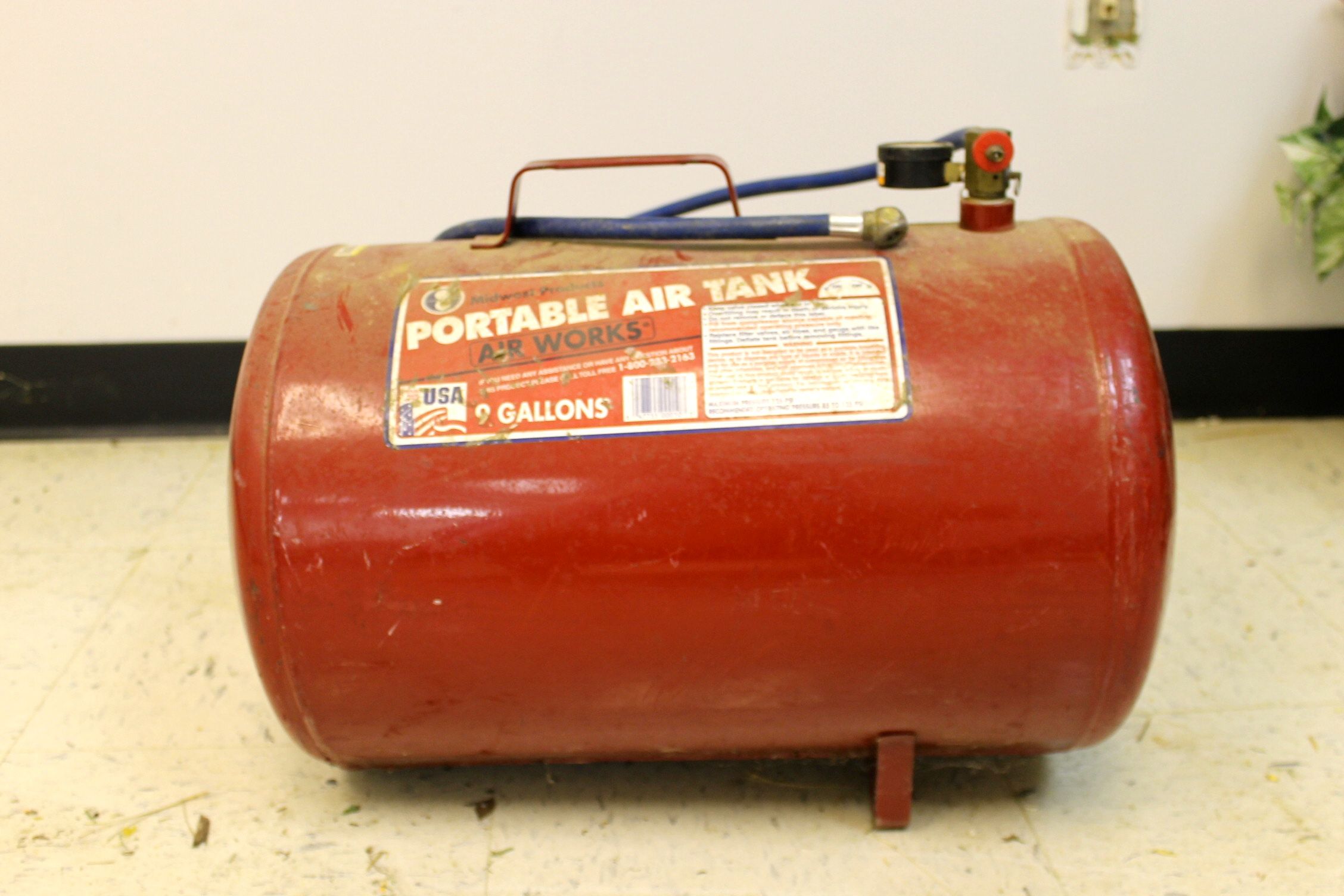 Portable Air Tank and Tools