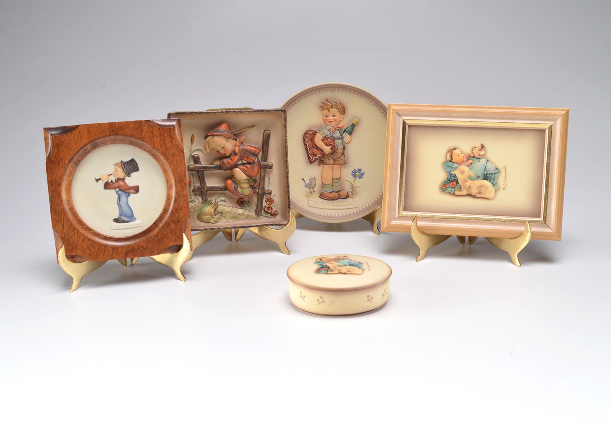Selection of Hummel Plaques and a Trinket Box