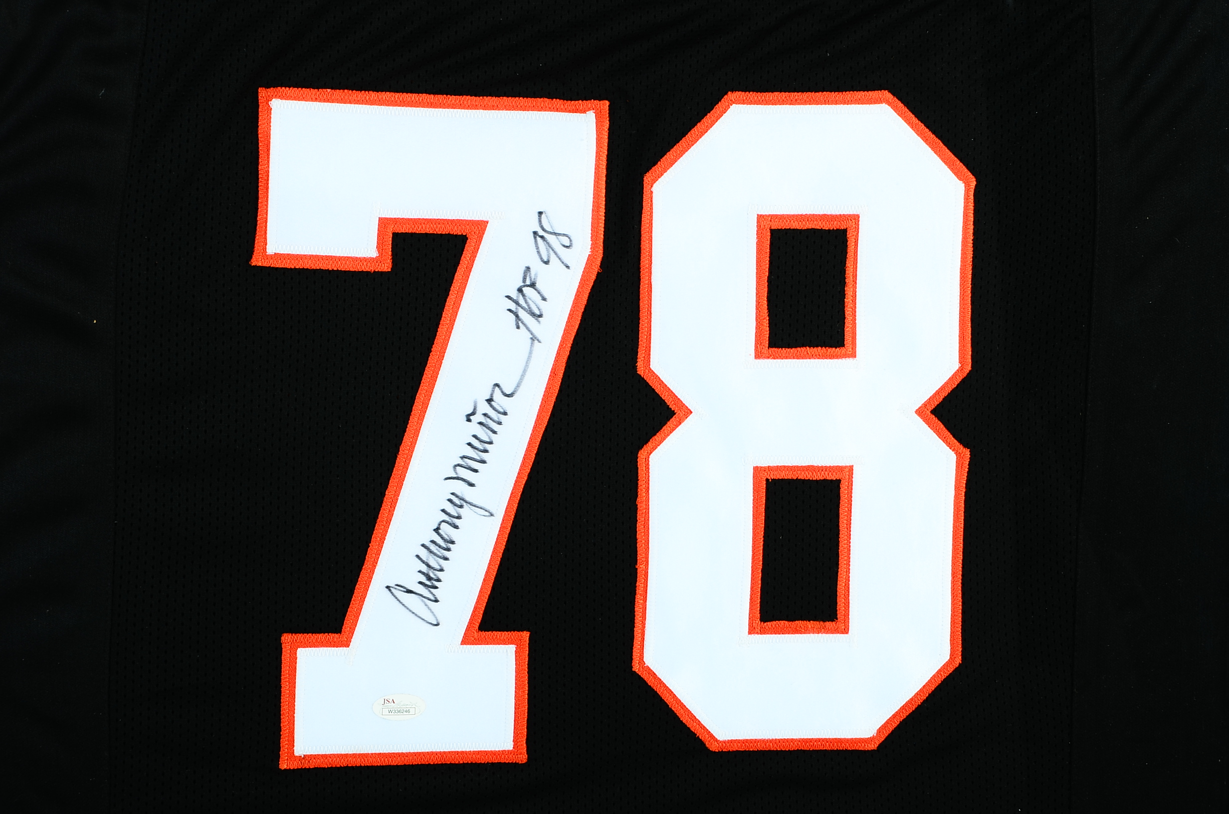 Signed Anthony Munoz Bengals Jersey 
