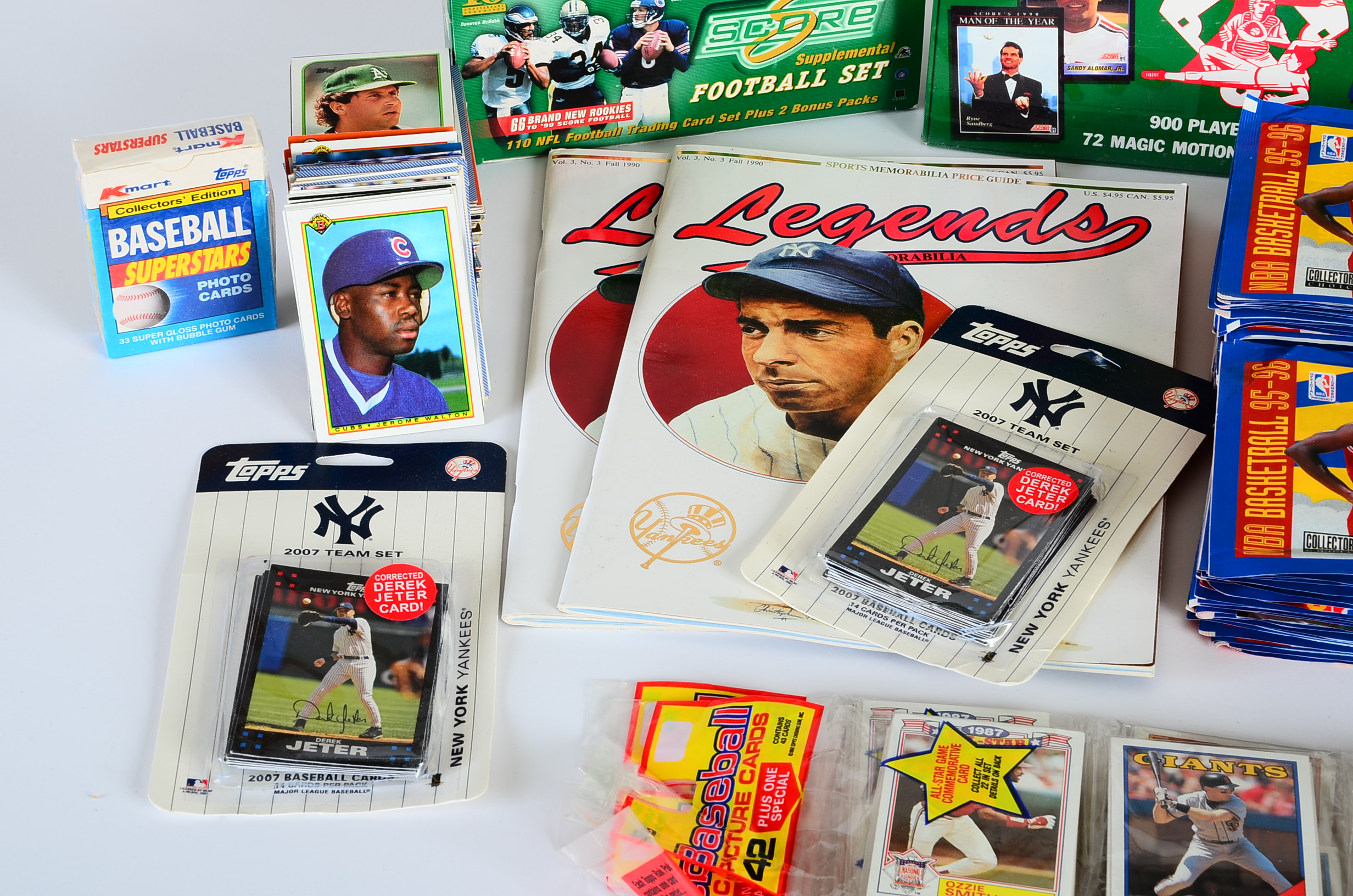 Topps Traded Sets Plus Football/Basketball Cards 