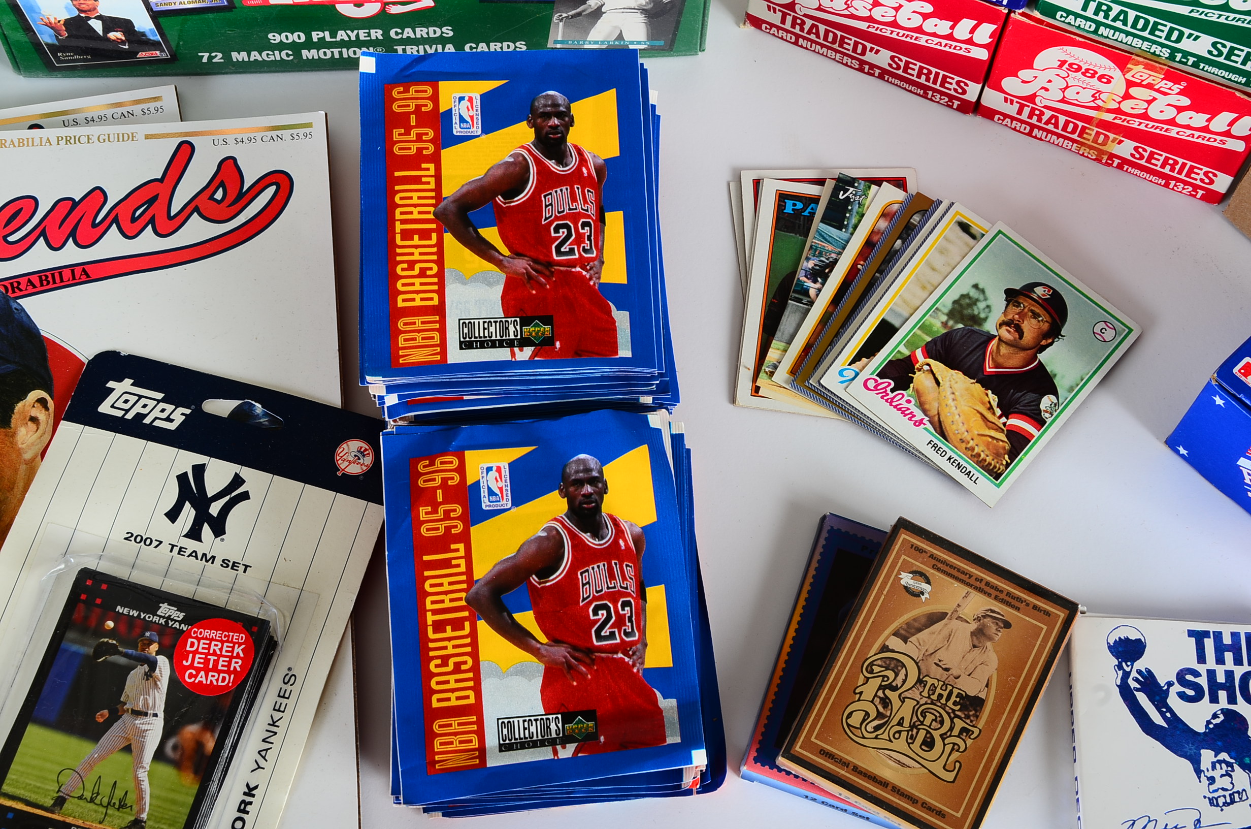 Topps Traded Sets Plus Football/Basketball Cards 