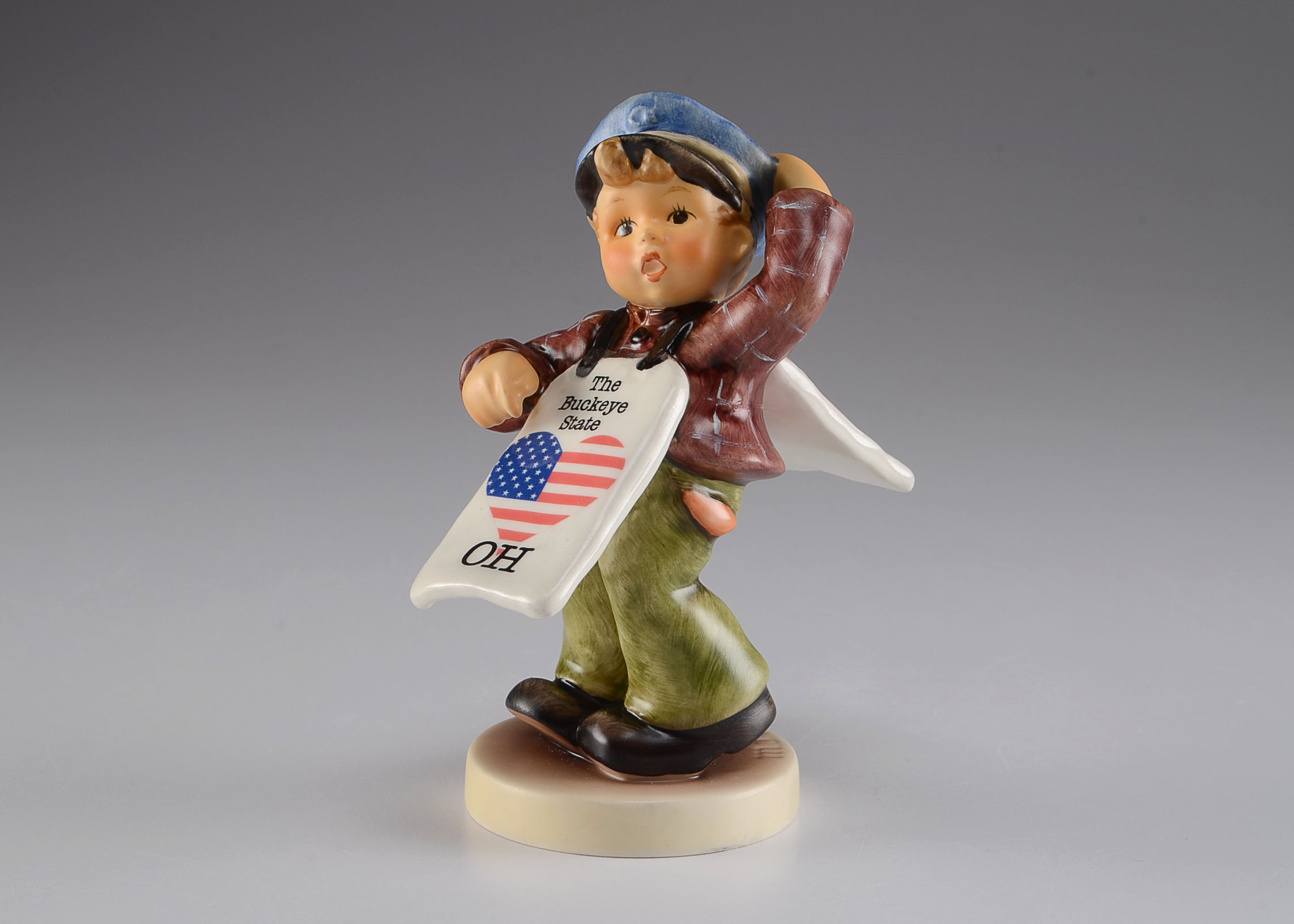 2003 First Edition Hummel "Big Announcement" Figurine, TMK-8 