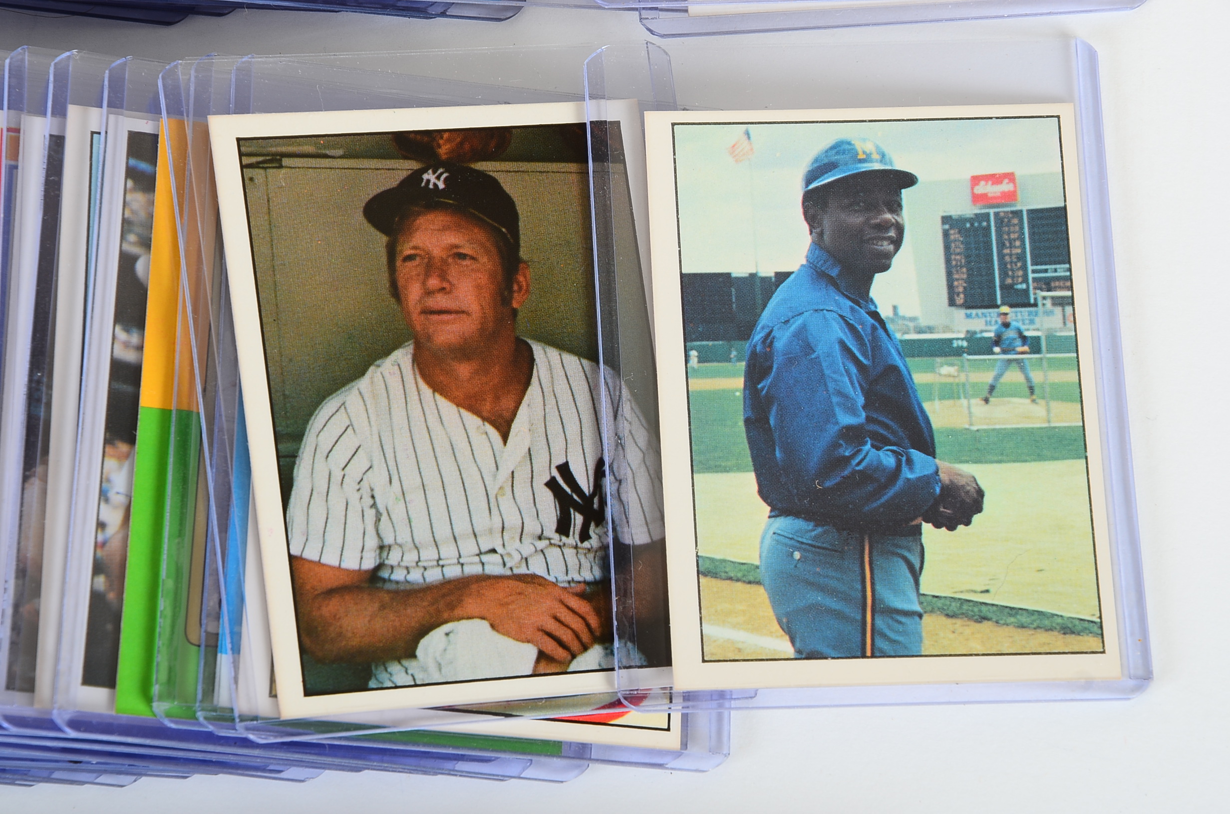 Hundreds Hall Of Fame Baseball Player Cards Clemente, Mays, Mantle