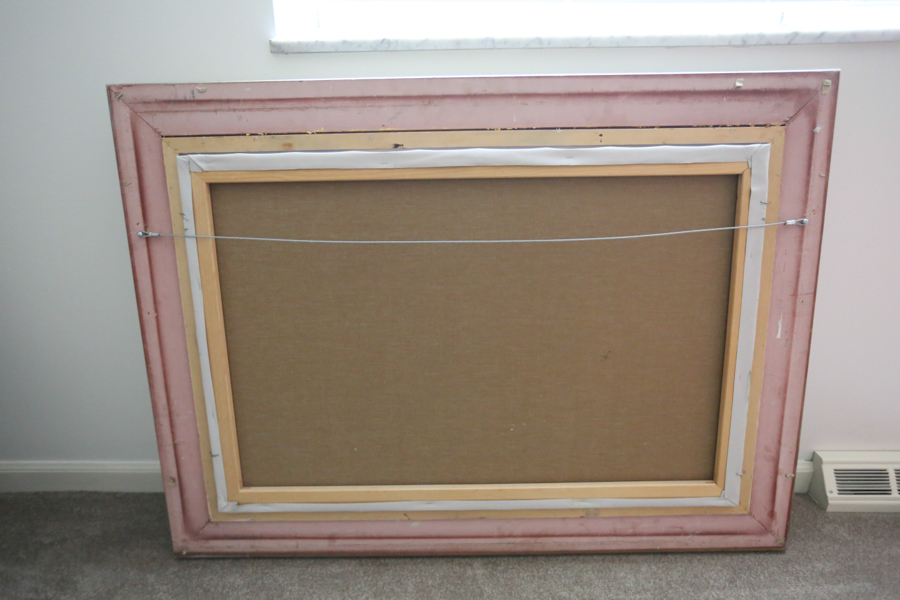 Large Acrylic Signed by F. Latte