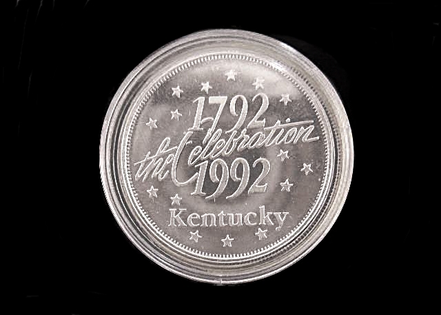 Pure .999 Silver Kentucky Bicentennial One-Ounce Coin