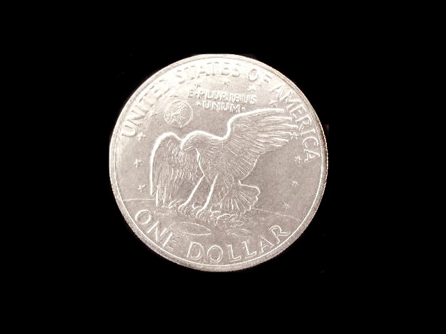 Uncirculated 1971 Eisenhower United States Silver Dollar