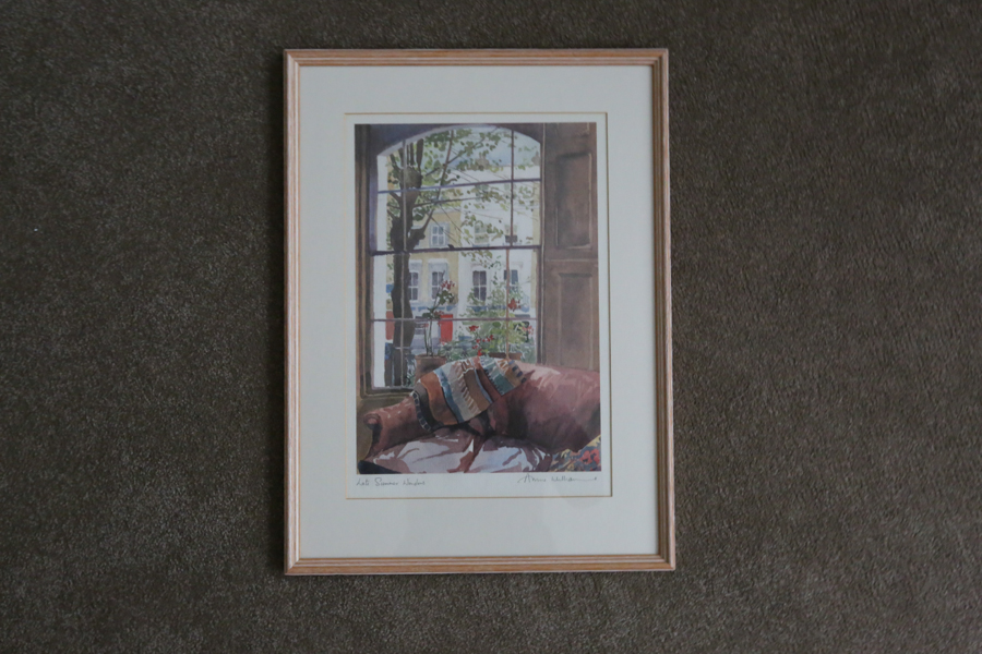 Annie Williams  Late Summer Window  水彩画 Annie Williams Late Summer Window 水彩画（Annie Williams RWS
