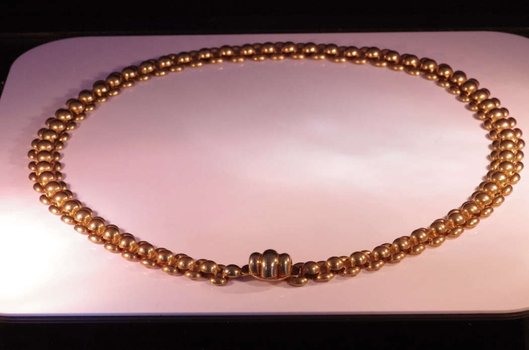 Antique Gold Tone Metal Belt