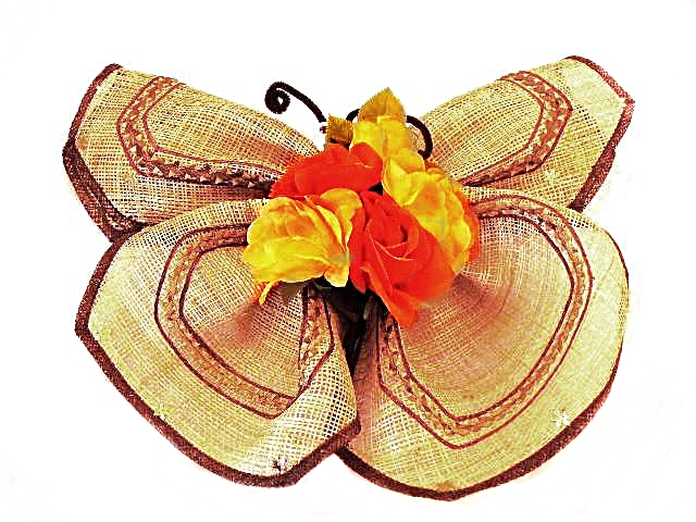 Collection of Decorative Items: Swag, Butterfly, Magnolia, More