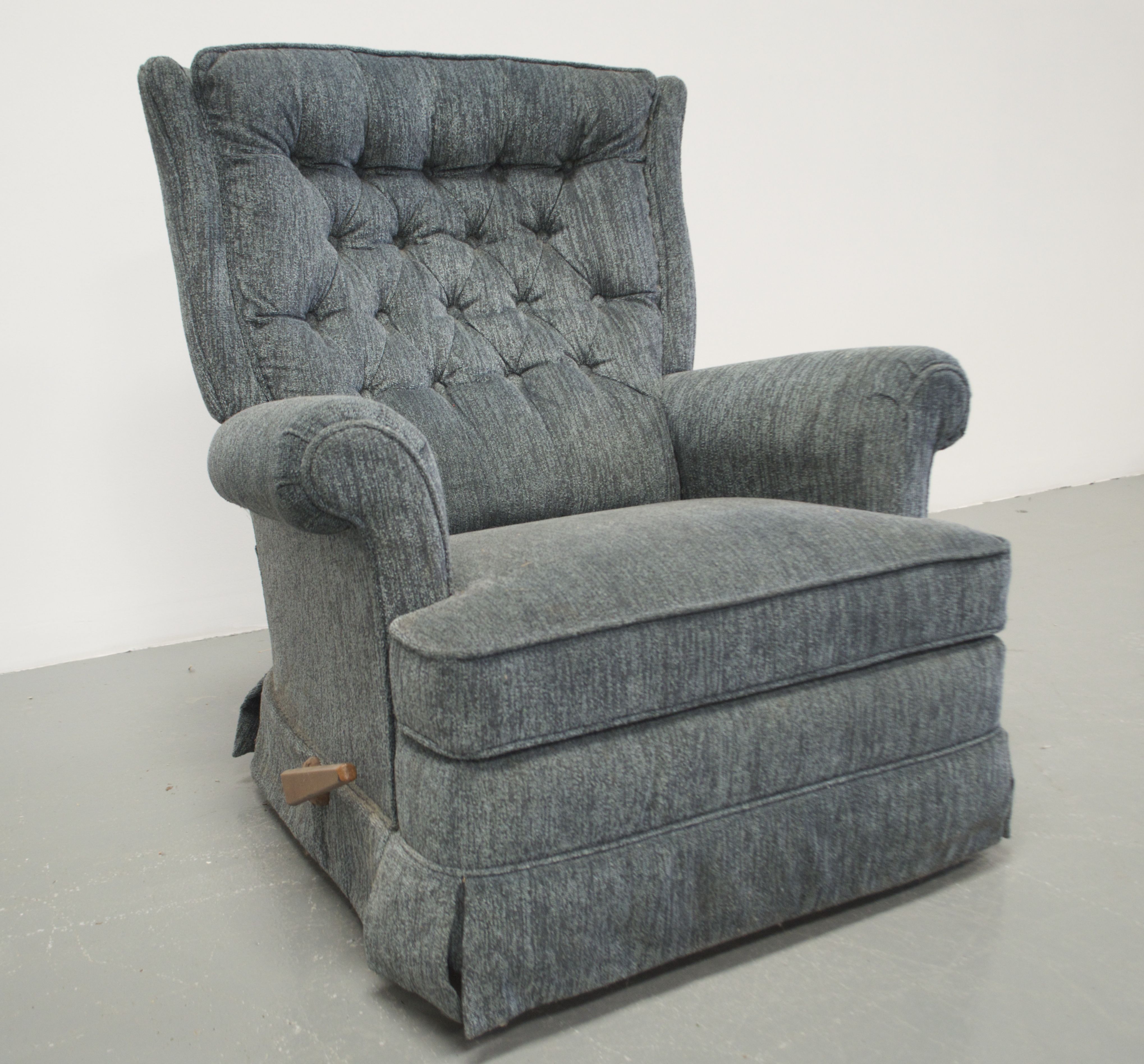 Blue Rocking Armchair