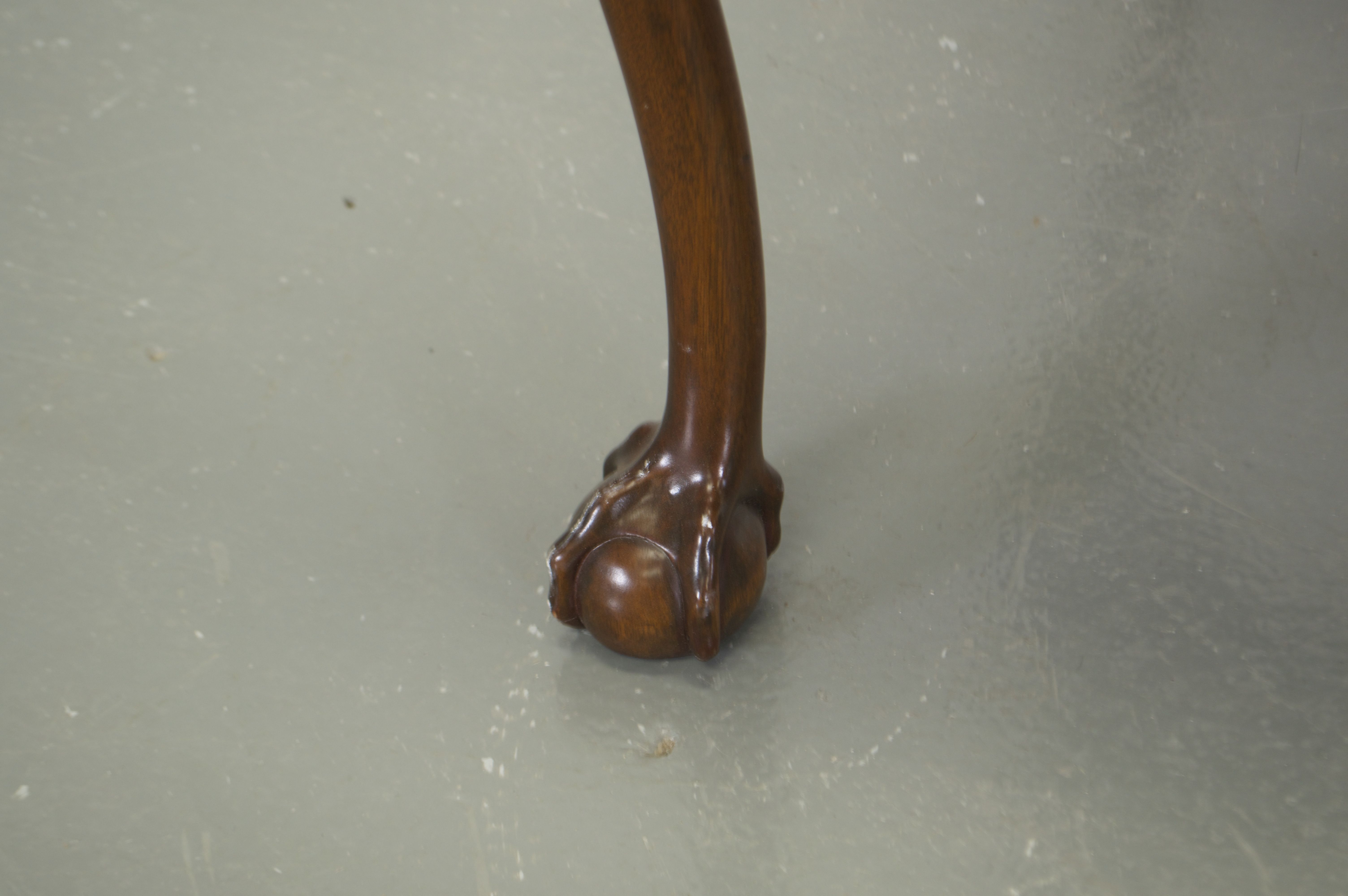 Maitland-Smith Mahogany & Leather Game Table