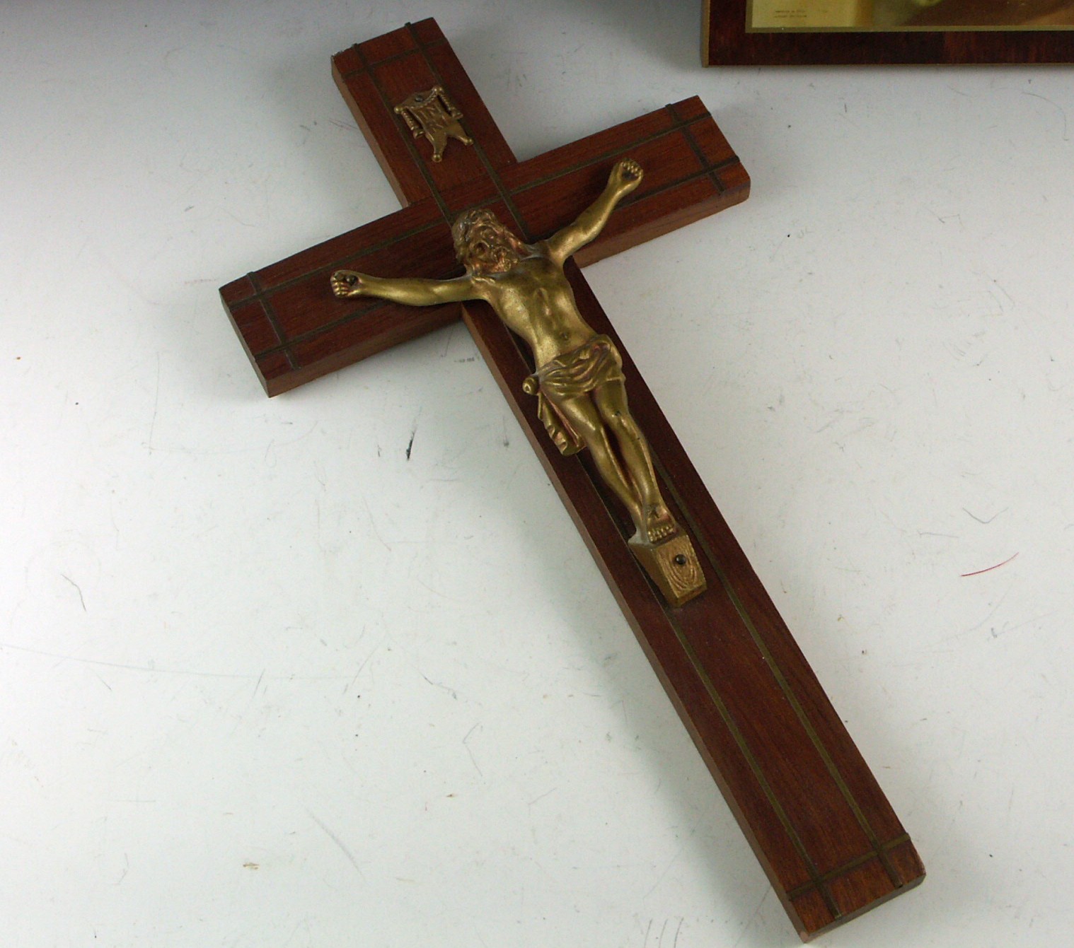 Religious Prints and Crucifix