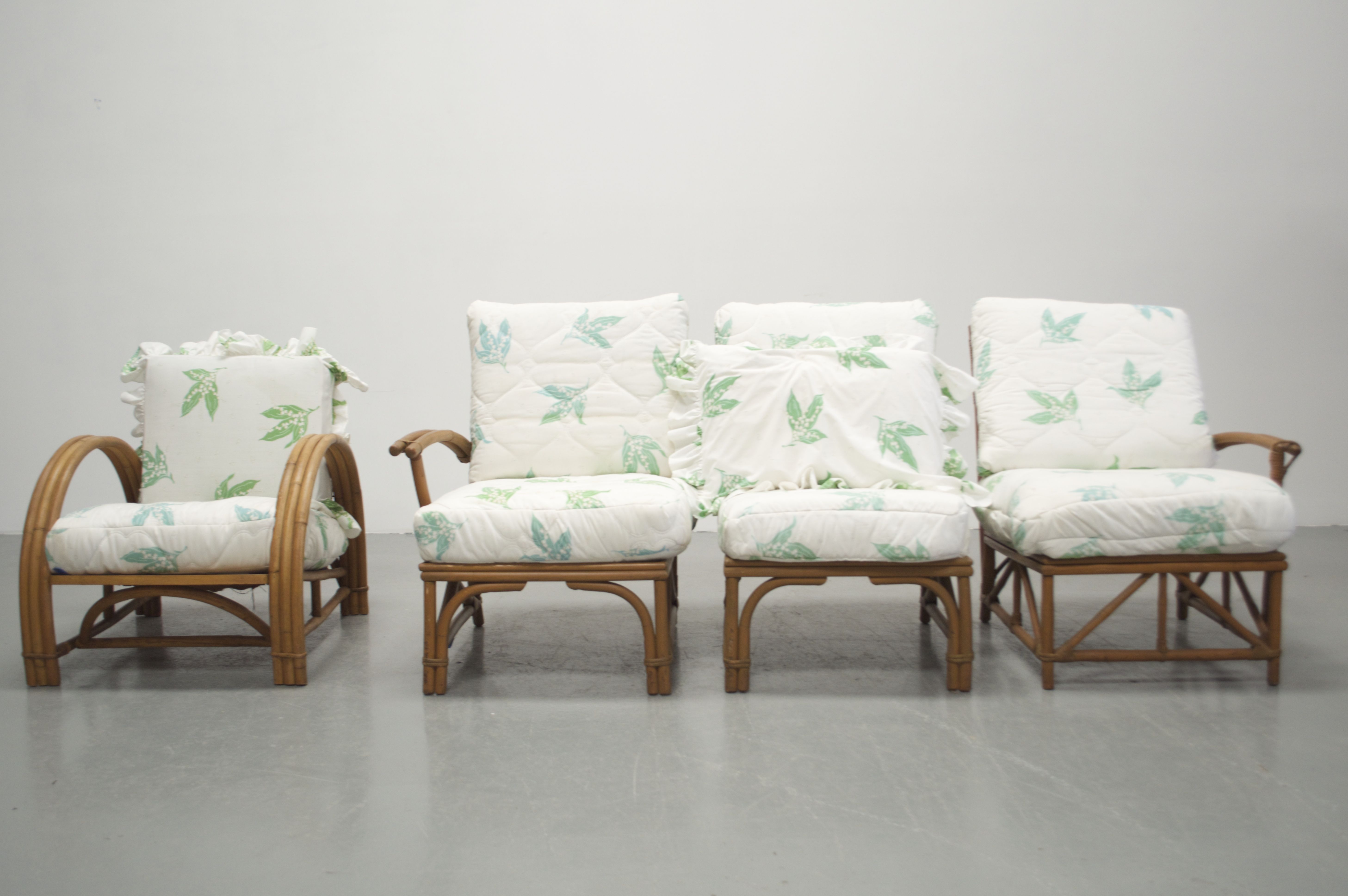 Rattan Sofa And Chair