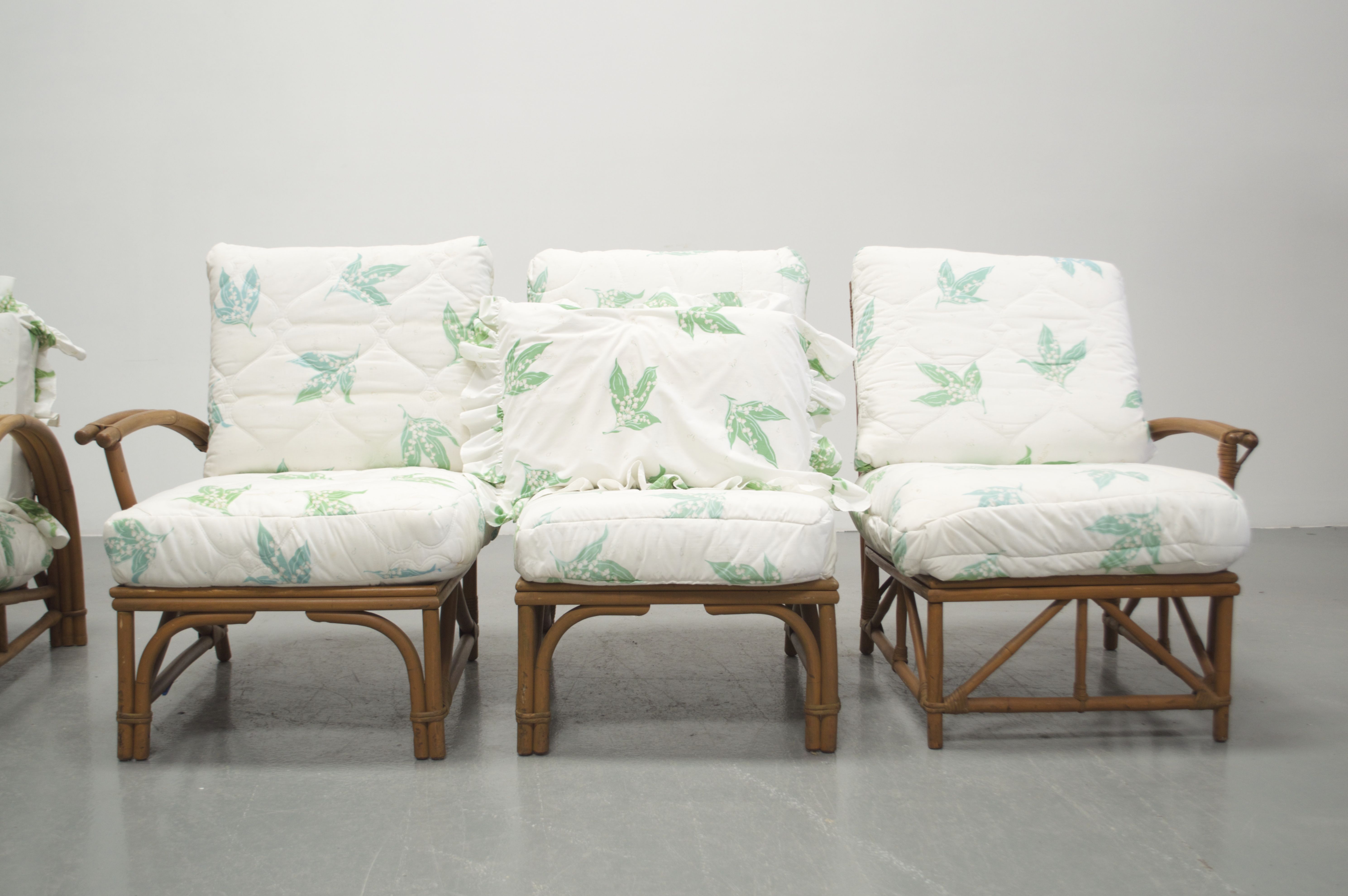 Rattan Sofa And Chair