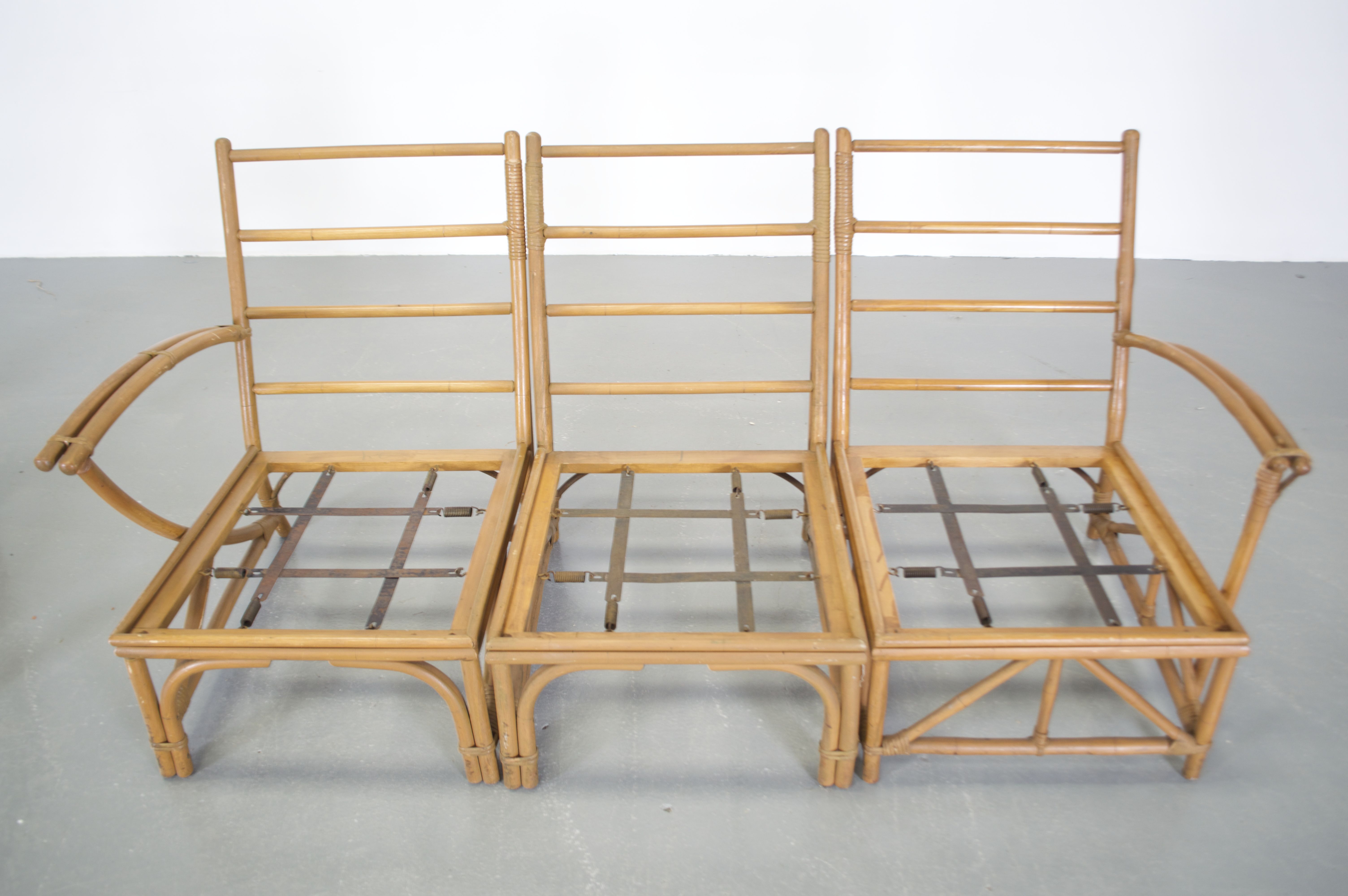 Rattan Sofa And Chair