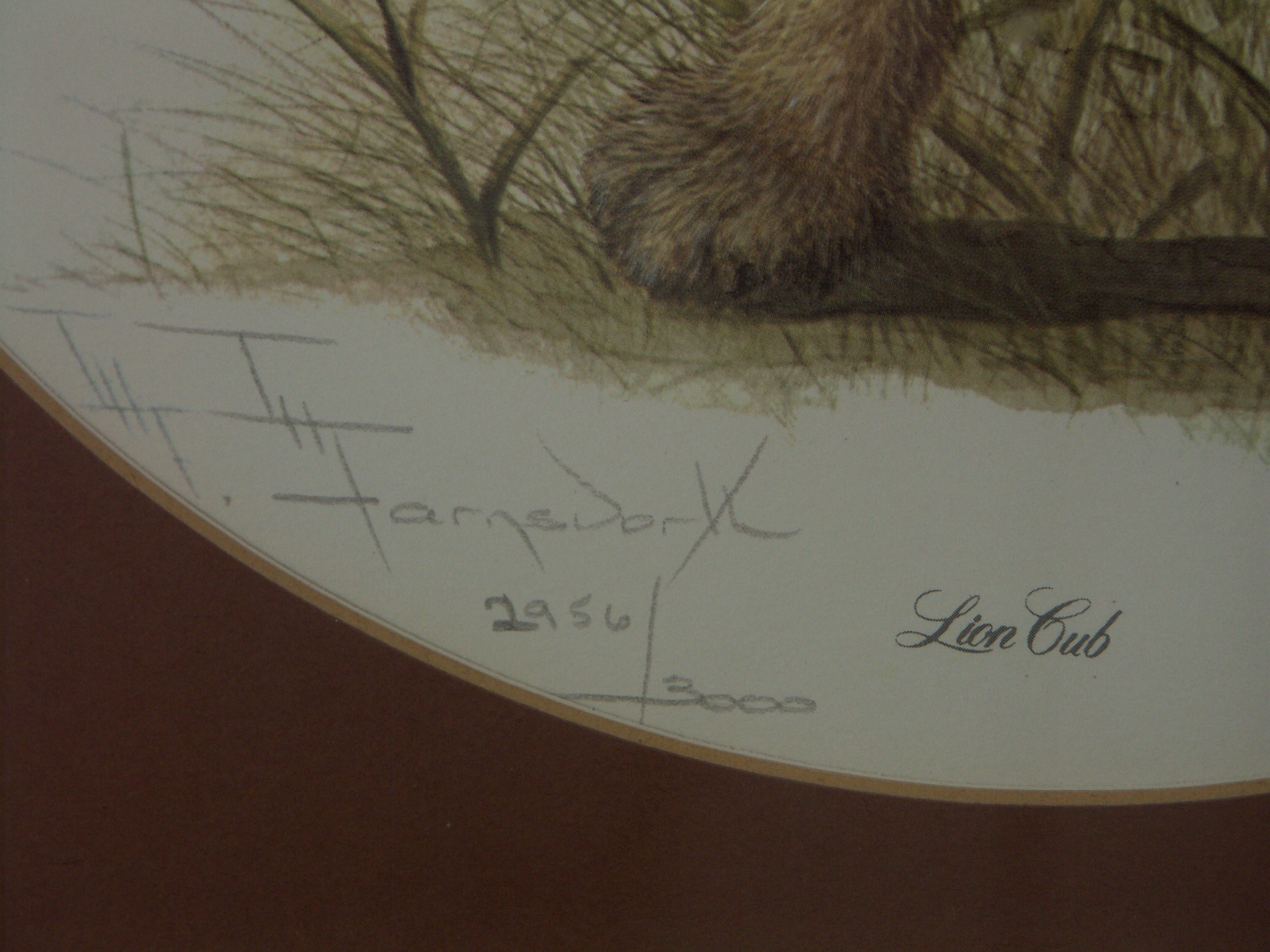 I. H. Farnsworth Signed and Numbered Animal Artwork Prints