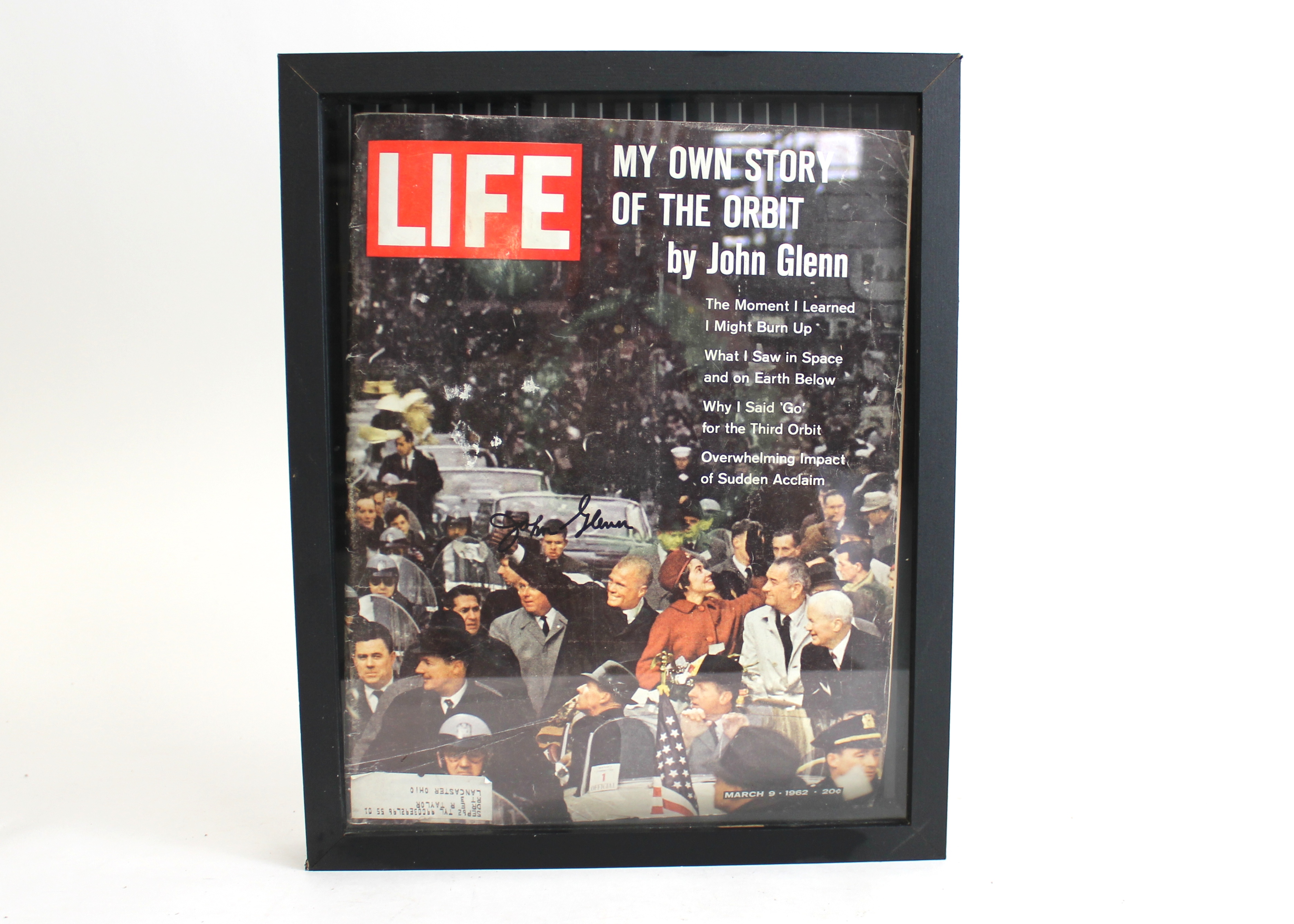 John Glenn Signed LIFE Magazine