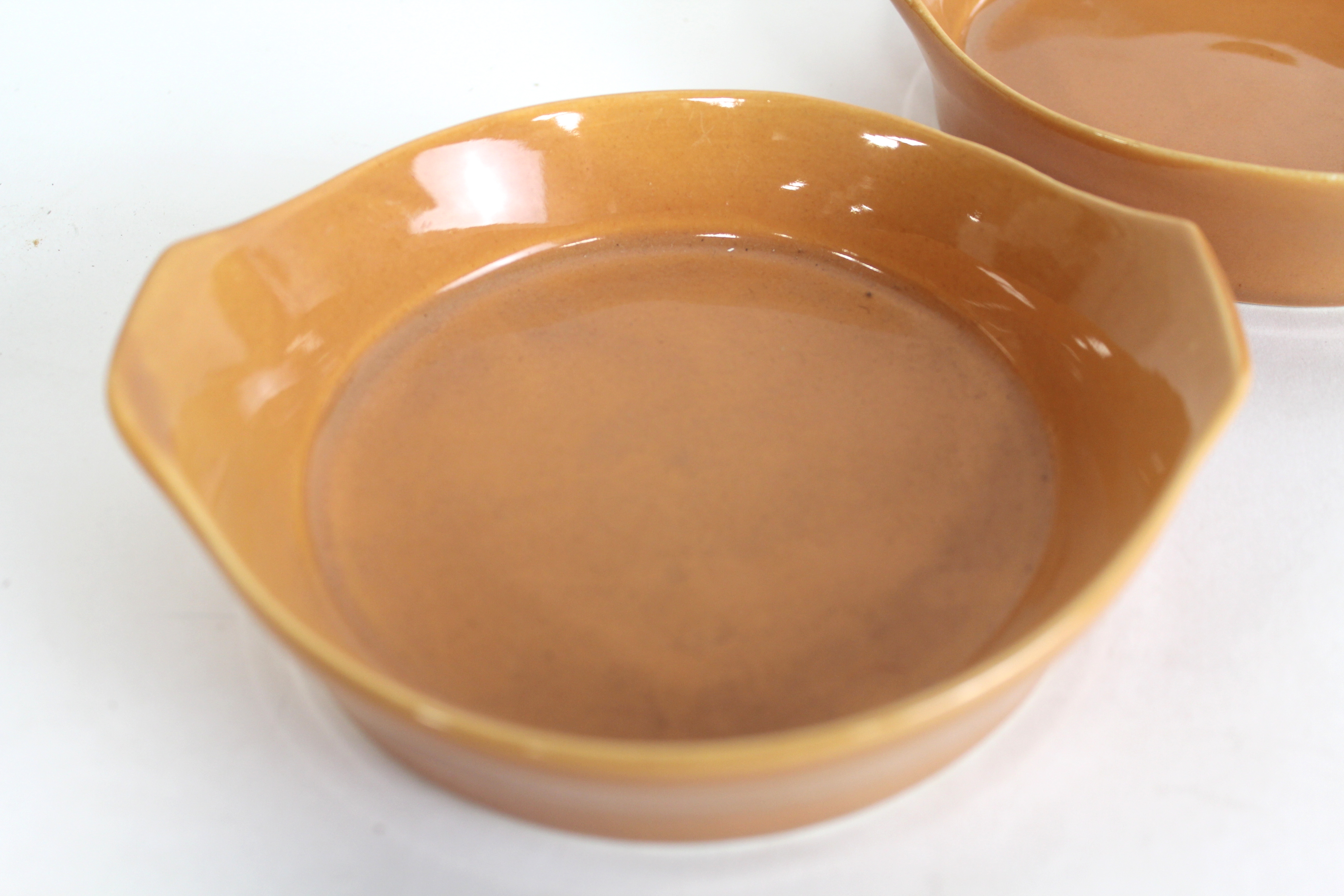 Orange Pitcher and Dishes