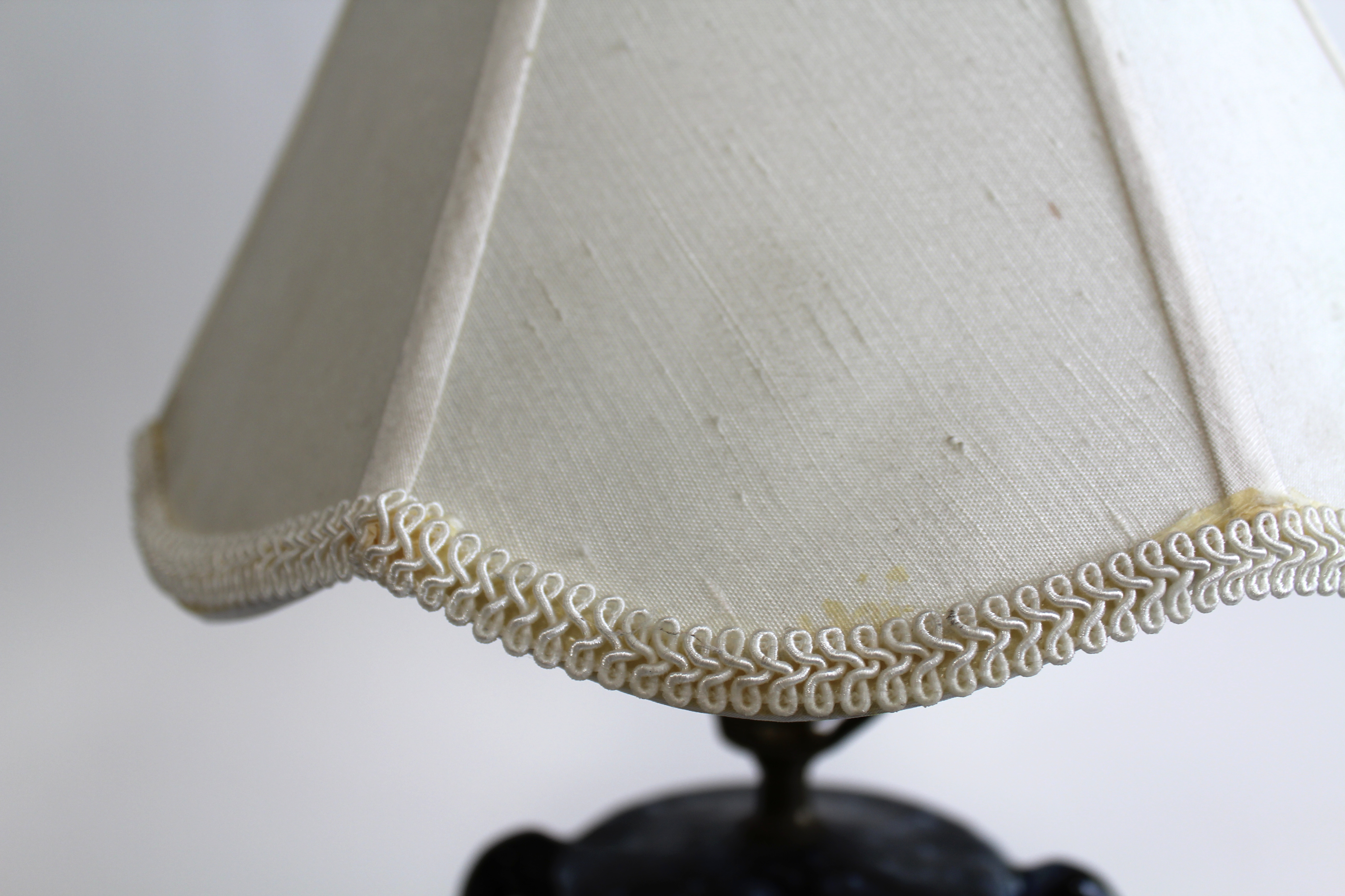 Dark Blue Ceramic Lamp