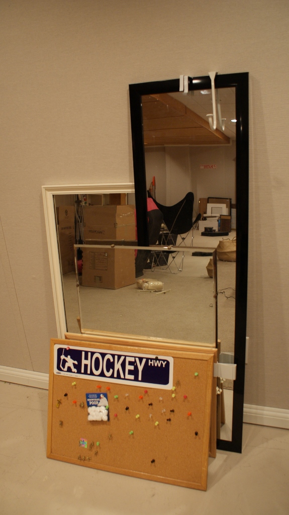 Mirrors and Cork Boards