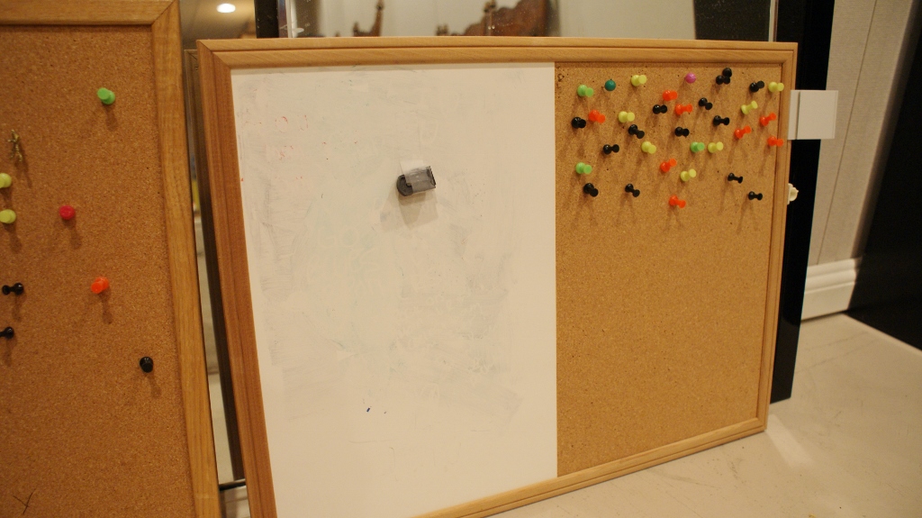 Mirrors and Cork Boards