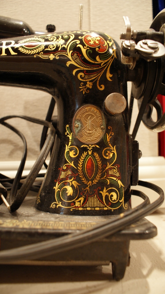 Singer 1910 Sewing Machine and Vintage "Little Brother" 