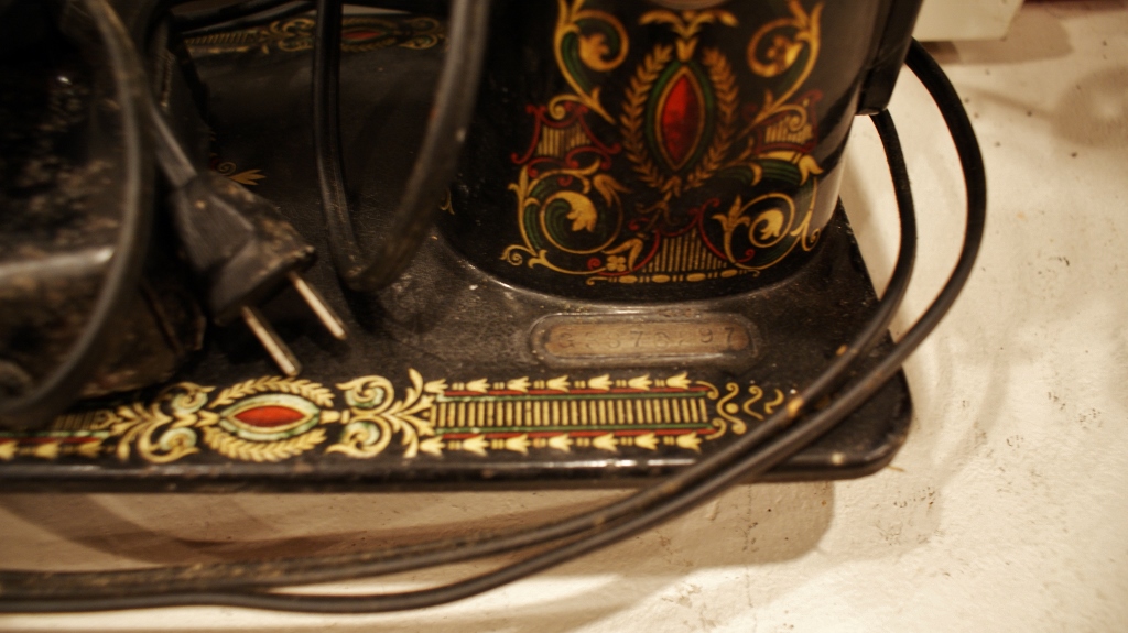 Singer 1910 Sewing Machine and Vintage "Little Brother" 