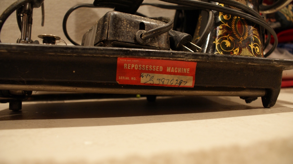 Singer 1910 Sewing Machine and Vintage "Little Brother" 