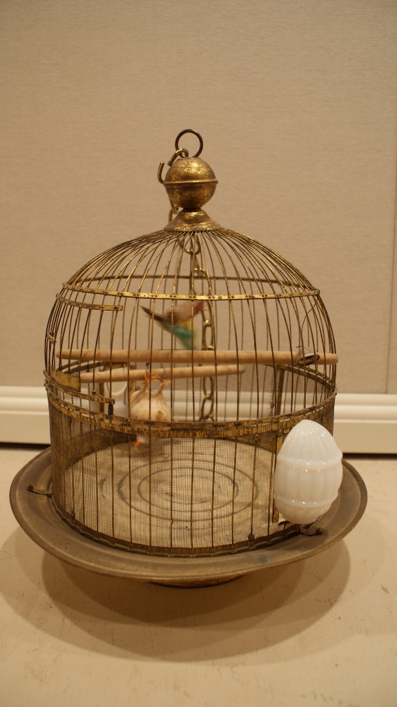 Vintage Brass Finish Birdcage 