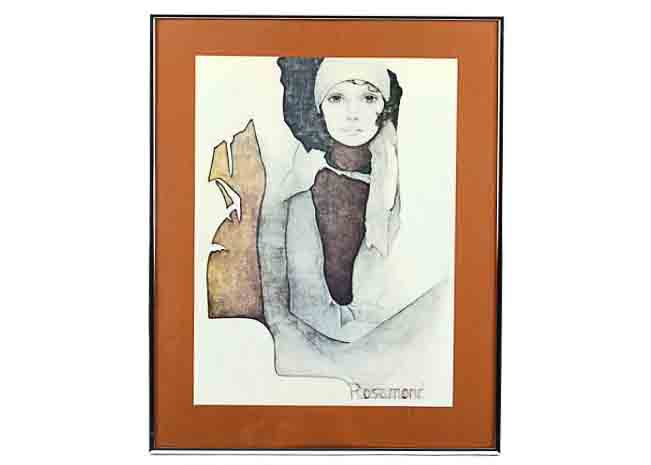Rosamond "Simone" Framed Print