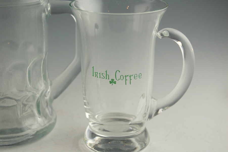 Stitzel Weller Distillery Bottle and Irish Cofee Mugs