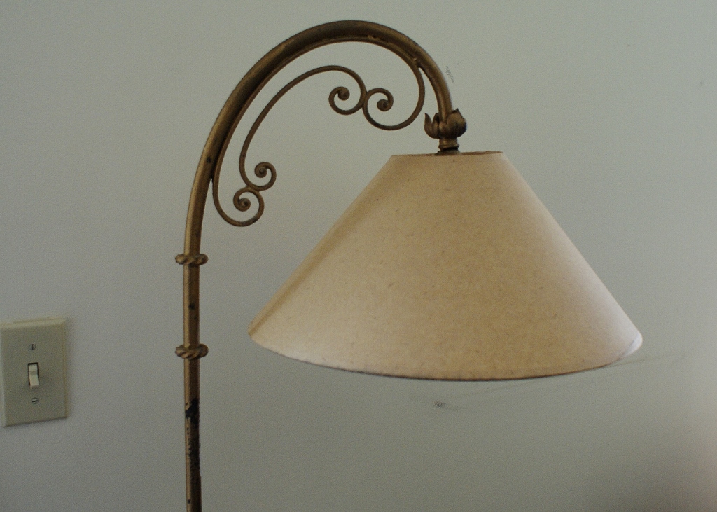 Art Nouveau Metal Floor lamp