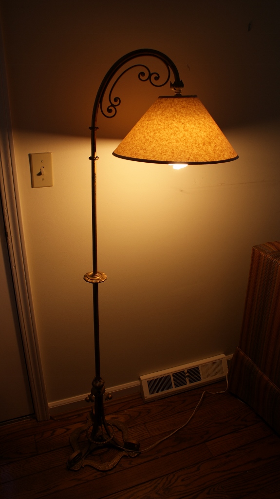 Art Nouveau Metal Floor lamp