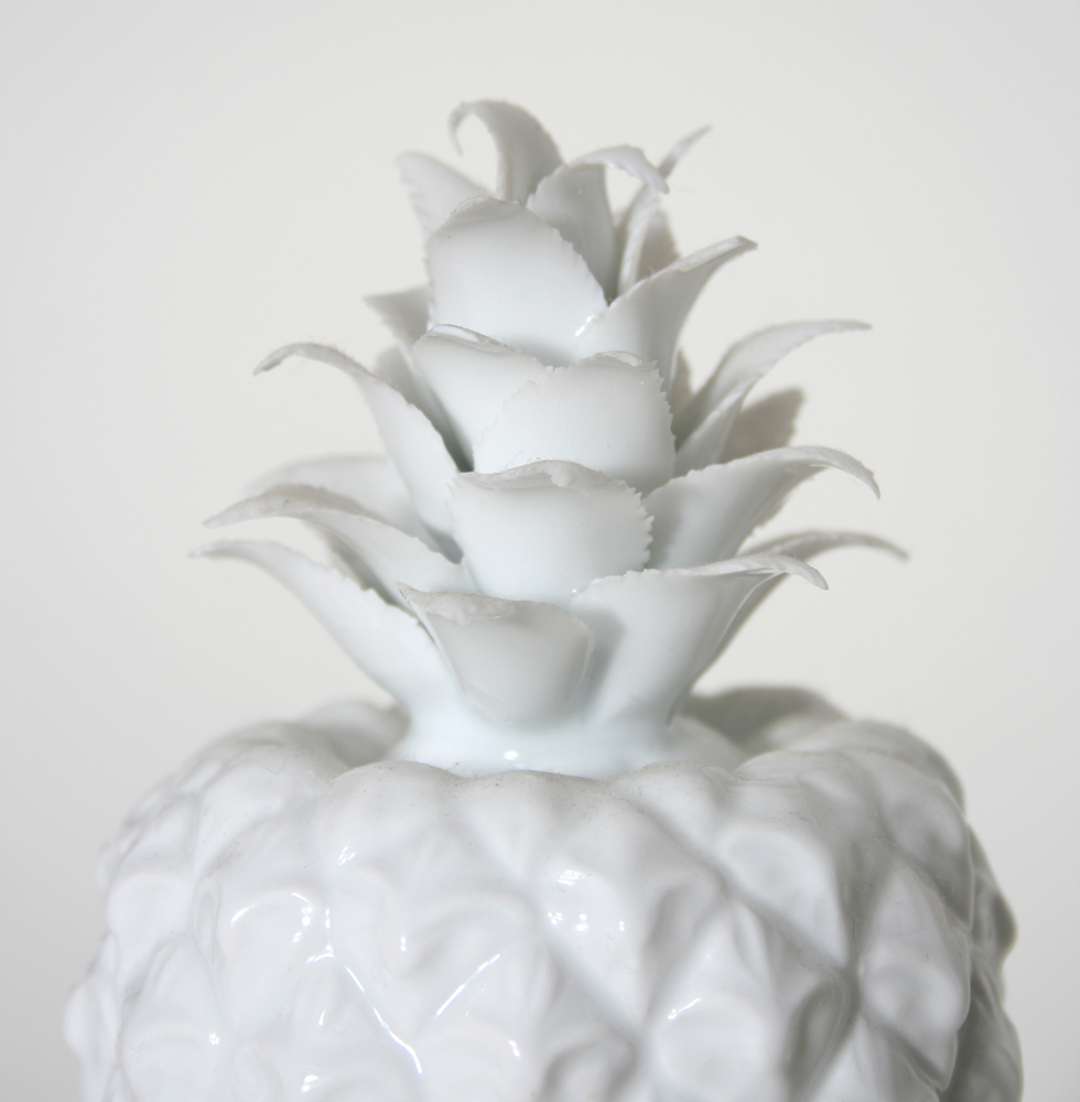 Two's Company Decorative Ceramic Pineapple