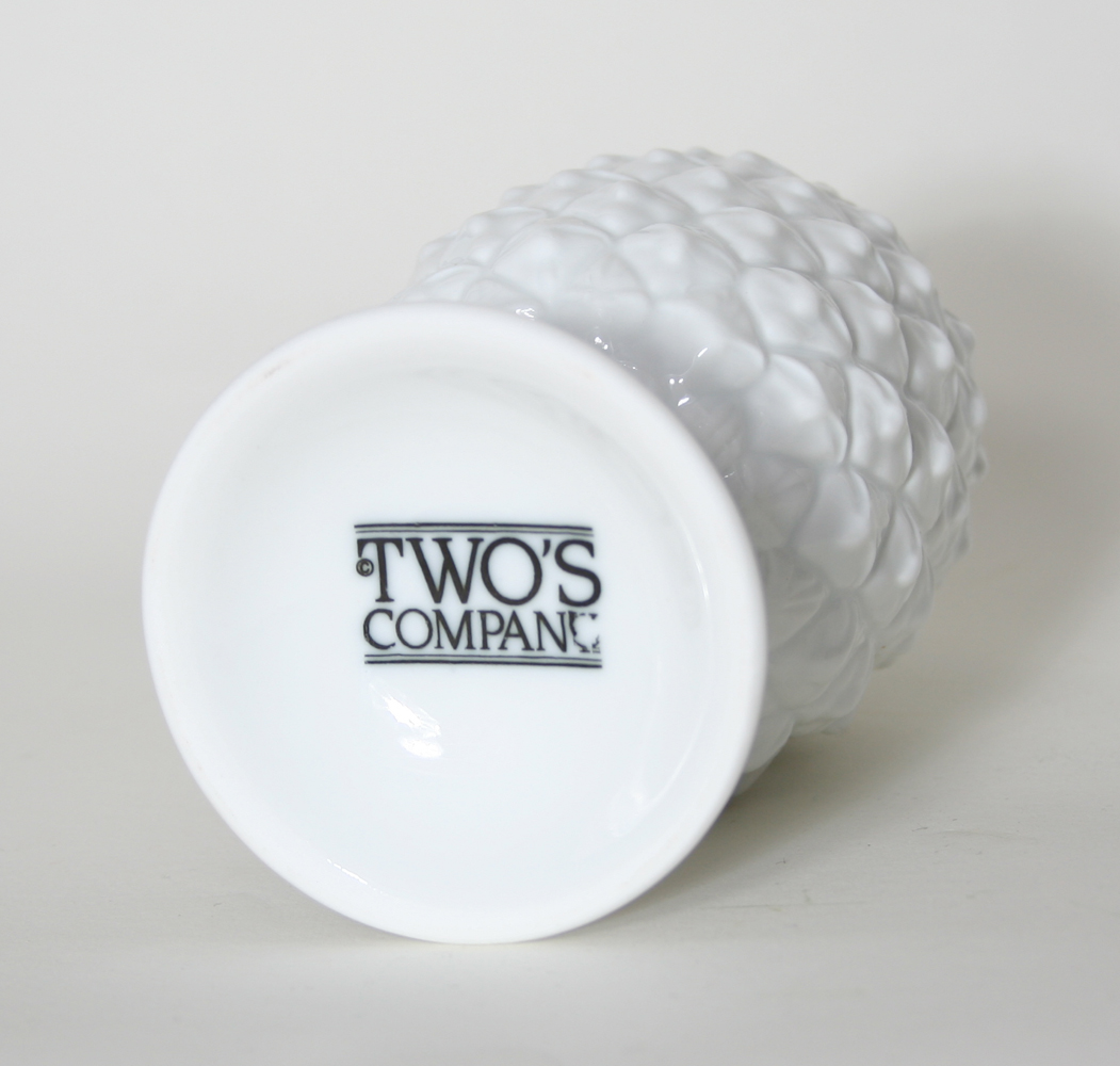 Two's Company Decorative Ceramic Pineapple