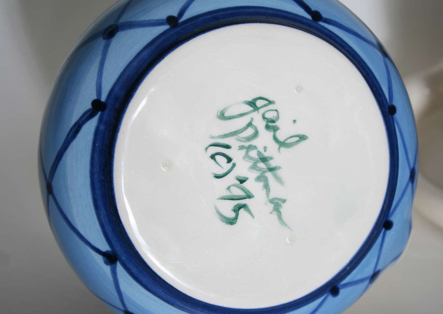 Set of Three Gail Pittman Ceramic Pitchers