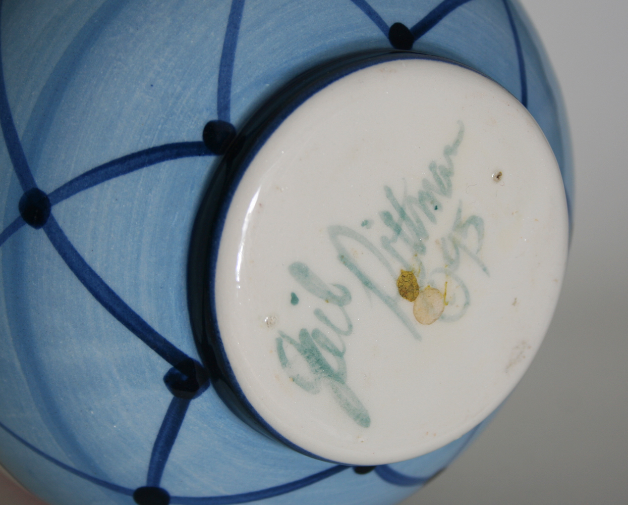 Set of Three Gail Pittman Ceramic Pitchers