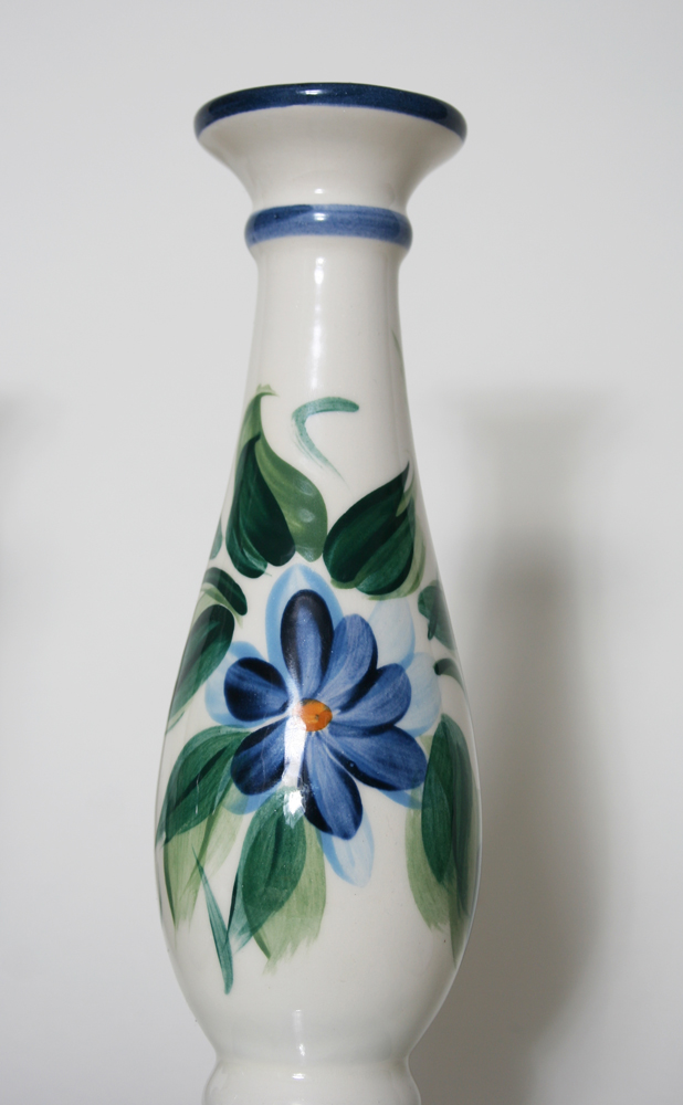 Collection of Gail Pittman Ceramic Candle Holders and Vases