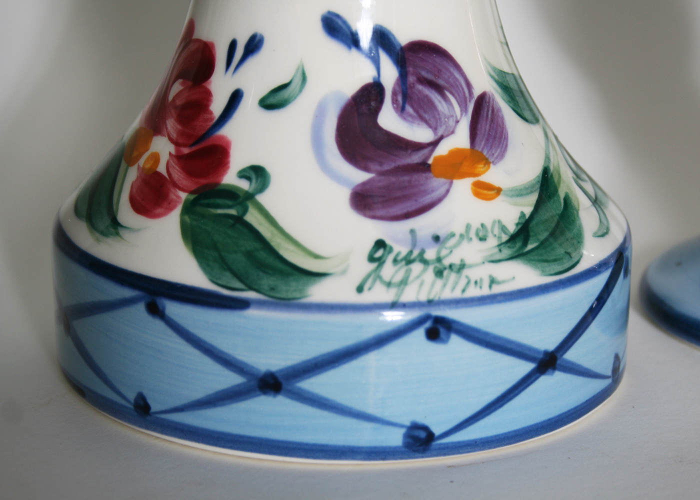 Collection of Gail Pittman Ceramic Candle Holders and Vases